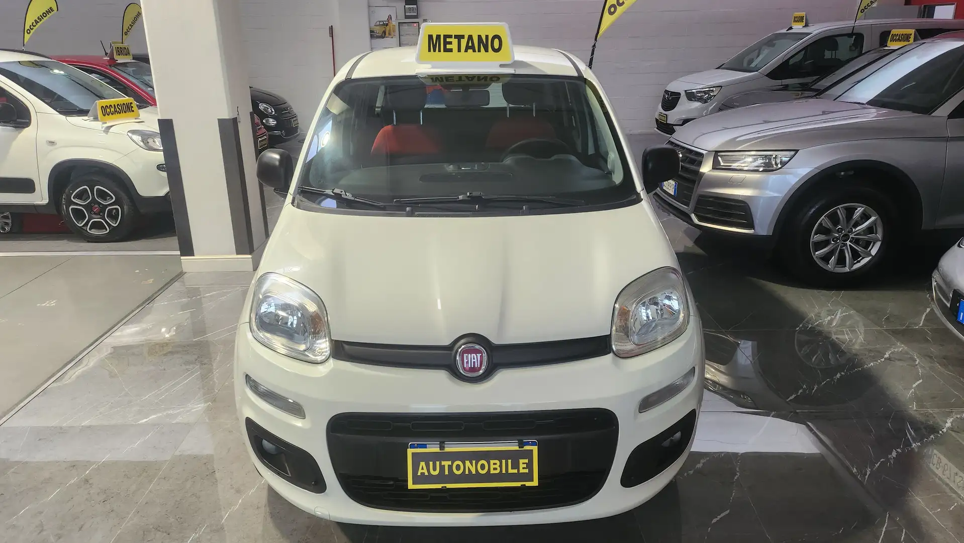 Fiat Panda Panda 0.9 t.air metano Easy Targa GA680XH Bianco - 1