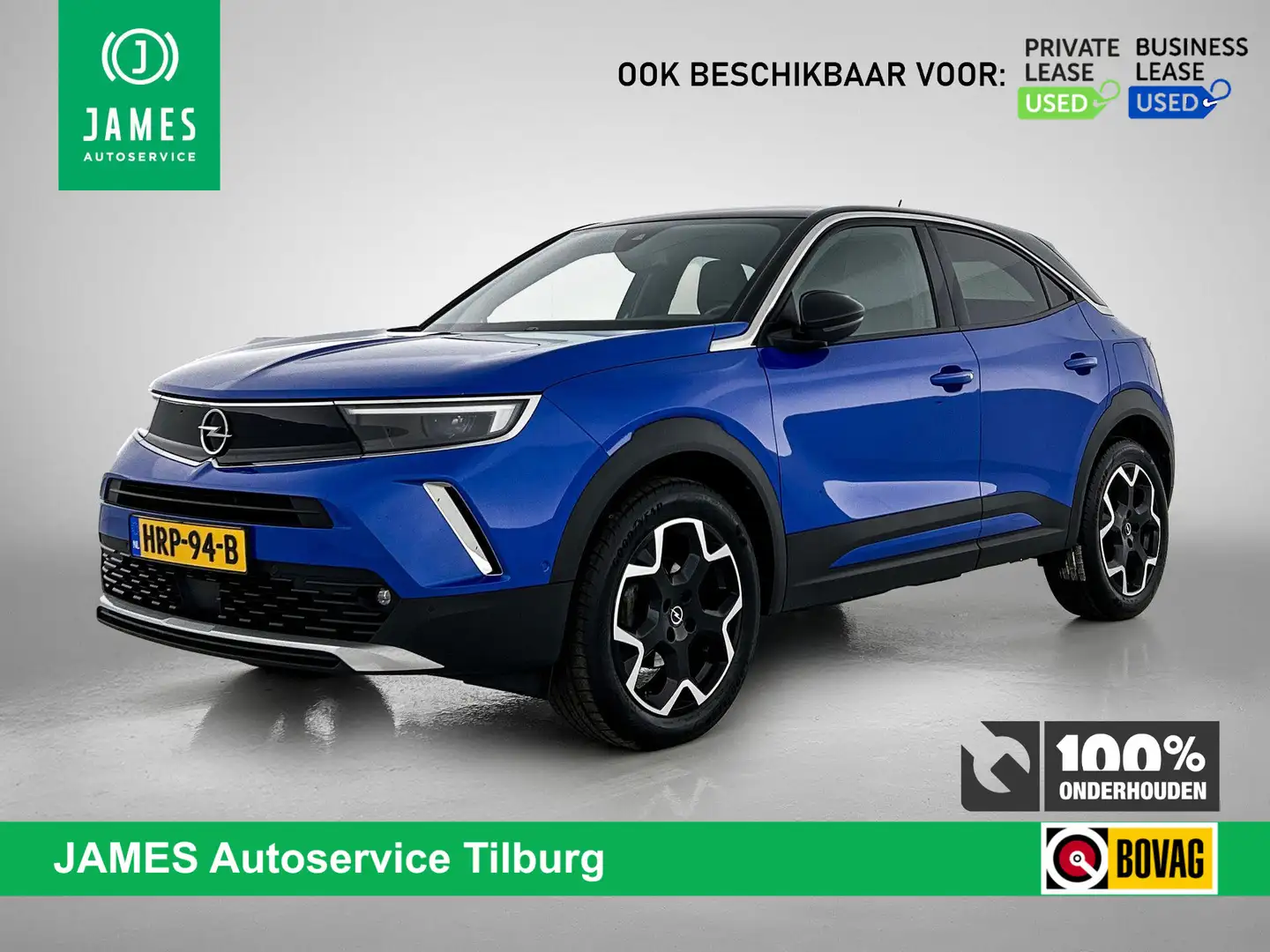 Opel Mokka 1.2 Turbo Level 5 CAMERA NAVI-APP LEER/ALCANTARA Bleu - 1