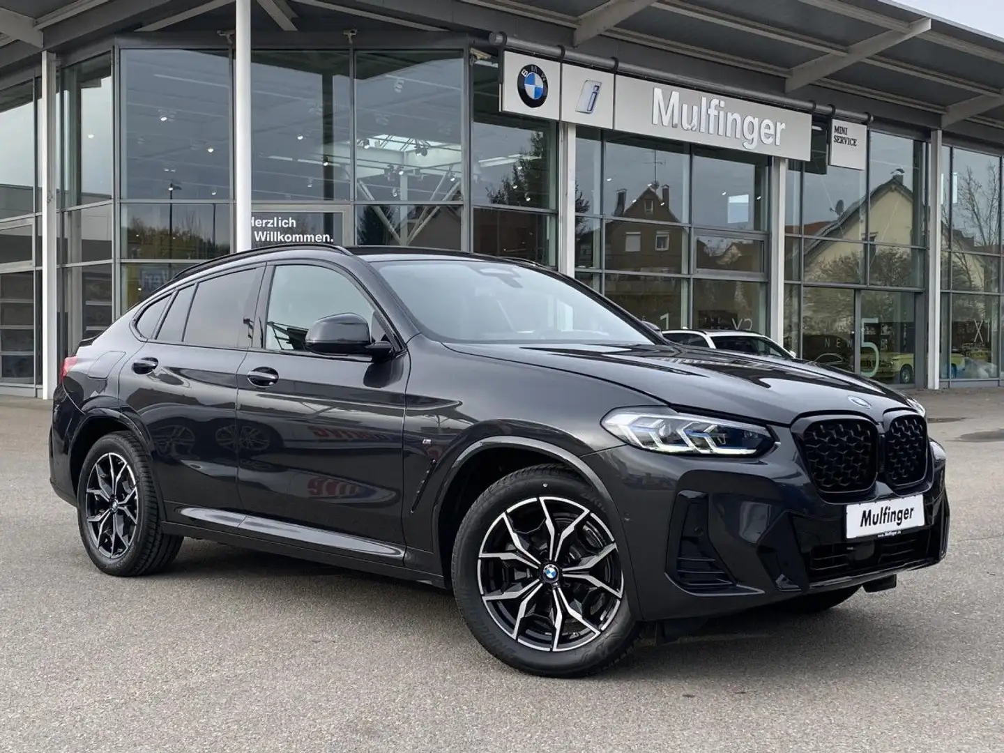 BMW X4 xDrv.20d M Sport Leder DrvAsPrf.P-Ass.HUD AHK Grau - 2