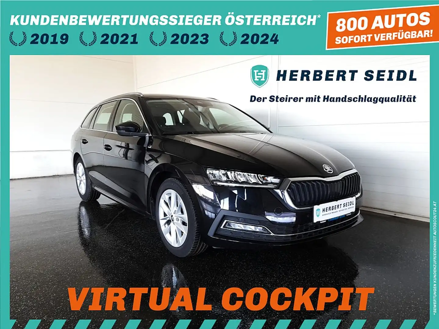 Skoda Octavia Combi FIRST ED 2,0 TDI DSG *VIRTUELL / LED / DY... Nero - 1