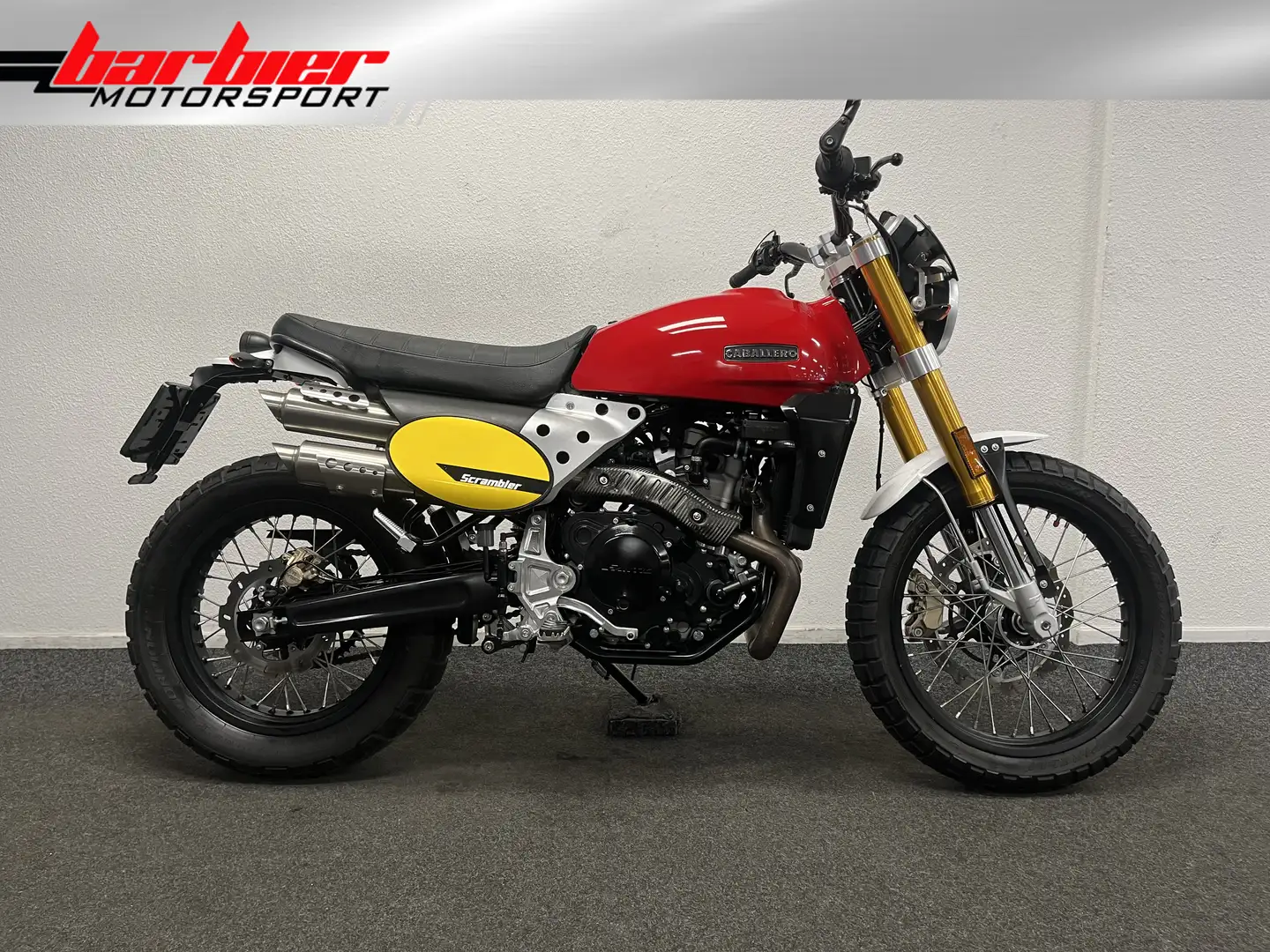 Fantic Caballero 500 SCRAMBLER Rood - 1