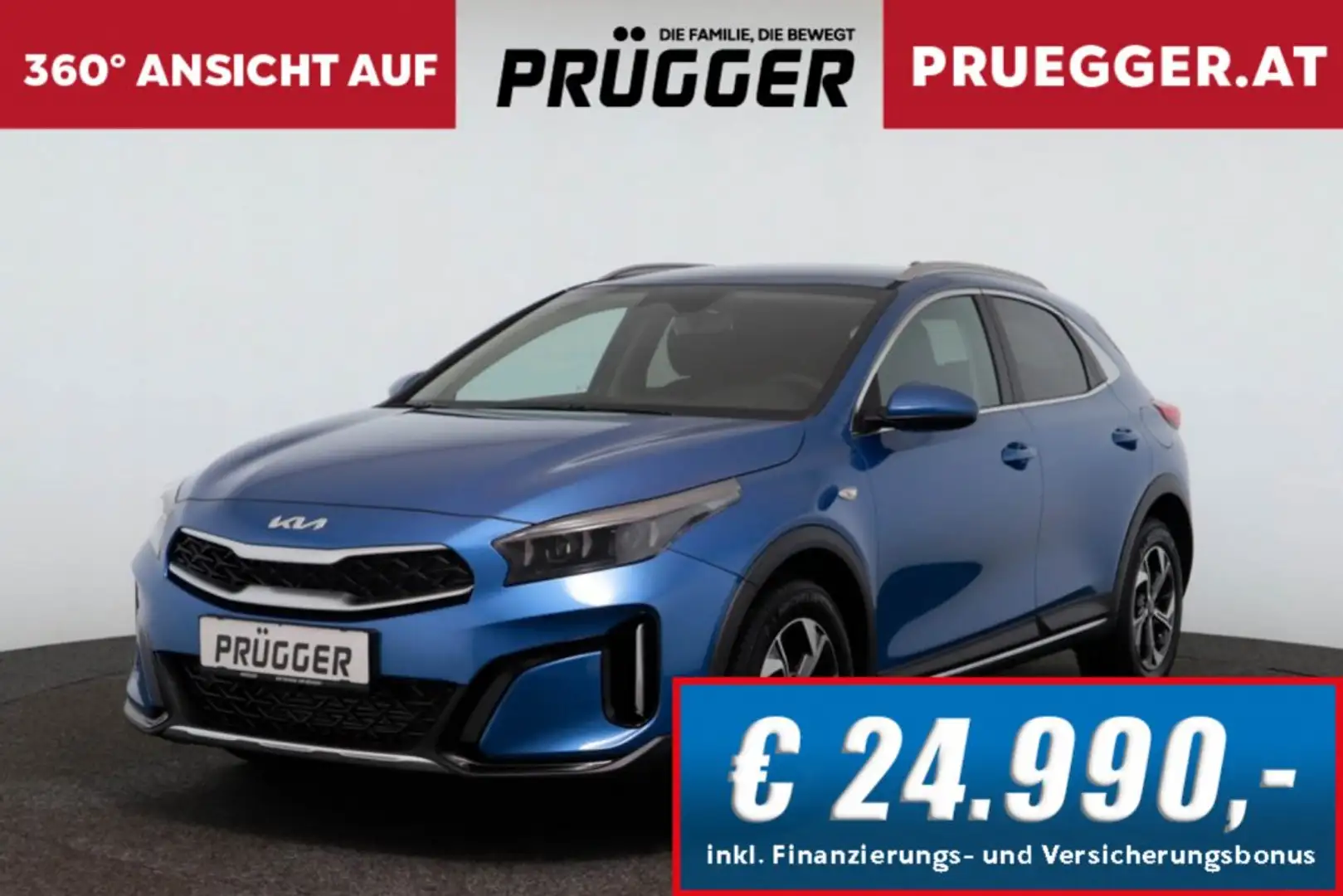 Kia XCeed 1.5 TGDI Modell Silber LED NAVI CARPLAY Blau - 1