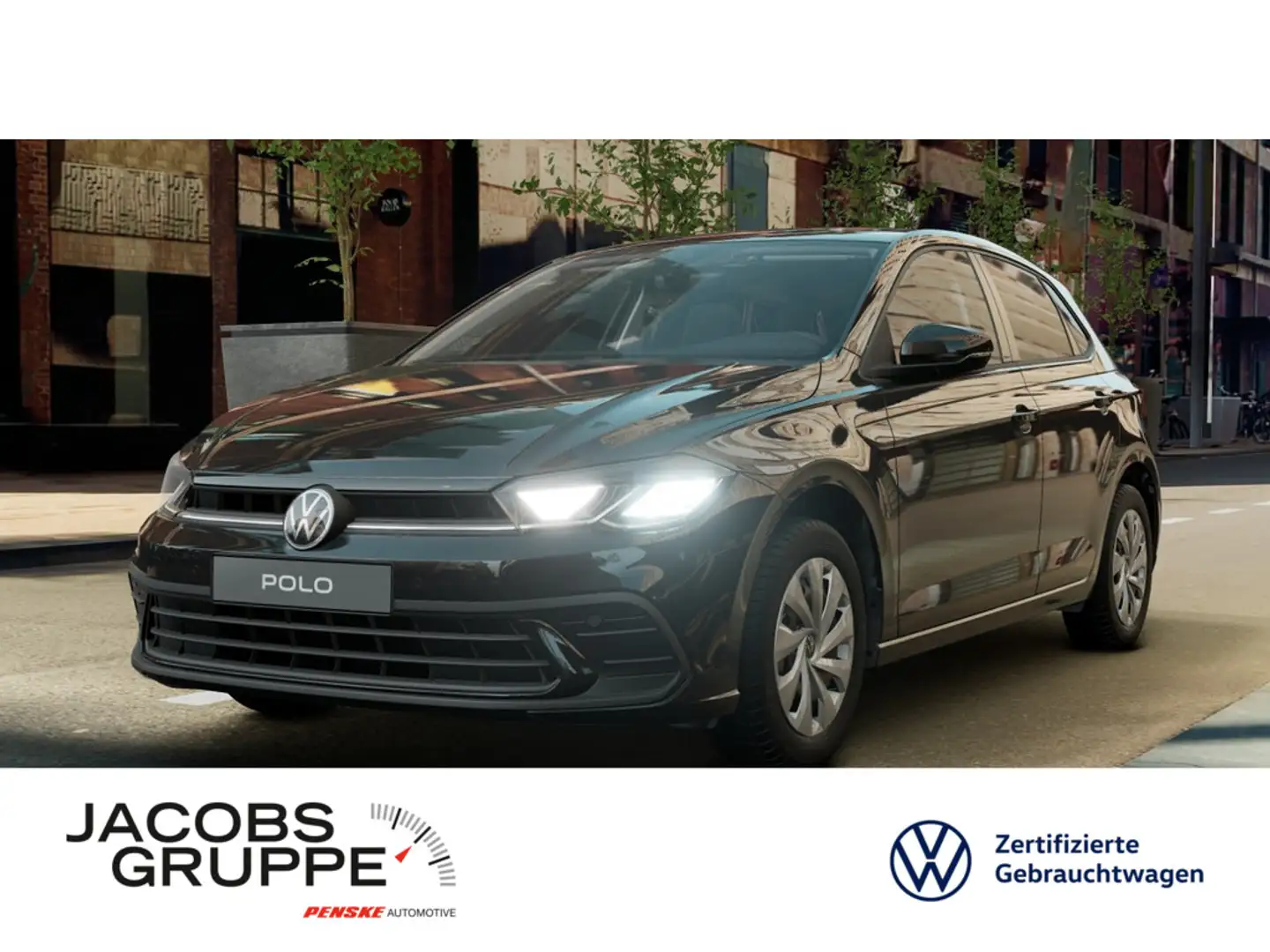 Volkswagen Polo 1.0 TSI Life App-Connect, ACC, LED, Dig. Schwarz - 1