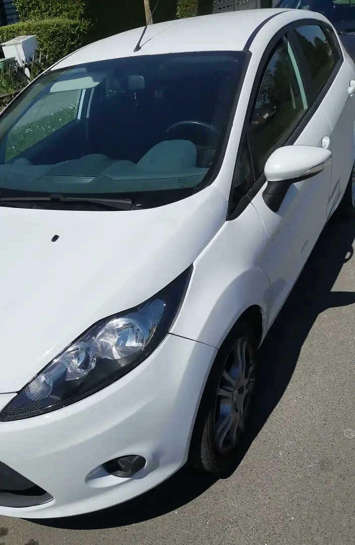 Ford Fiesta Fiesta 1.6 TDCi Econetic DPF Blanc - 2