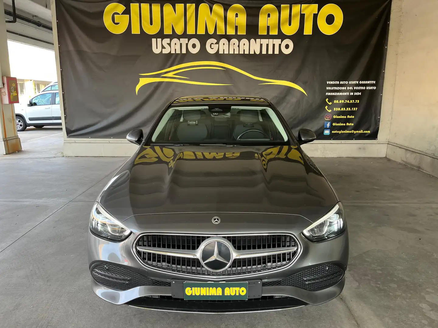 Mercedes-Benz C 200 Classe C200d Berlina mhev Sport auto Grau - 2