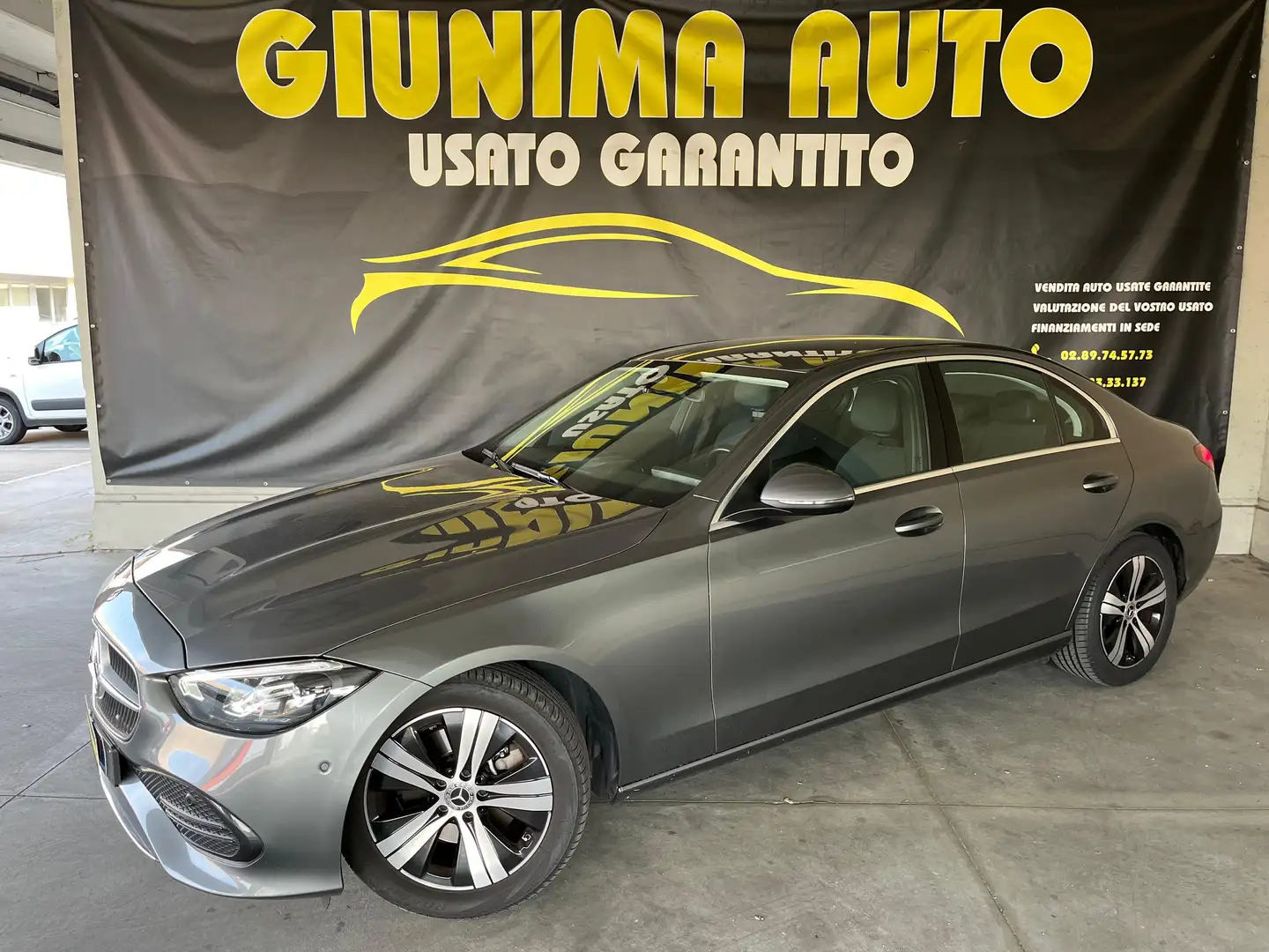 Mercedes-Benz C 200 Classe C200d Berlina mhev Sport auto Grau - 1
