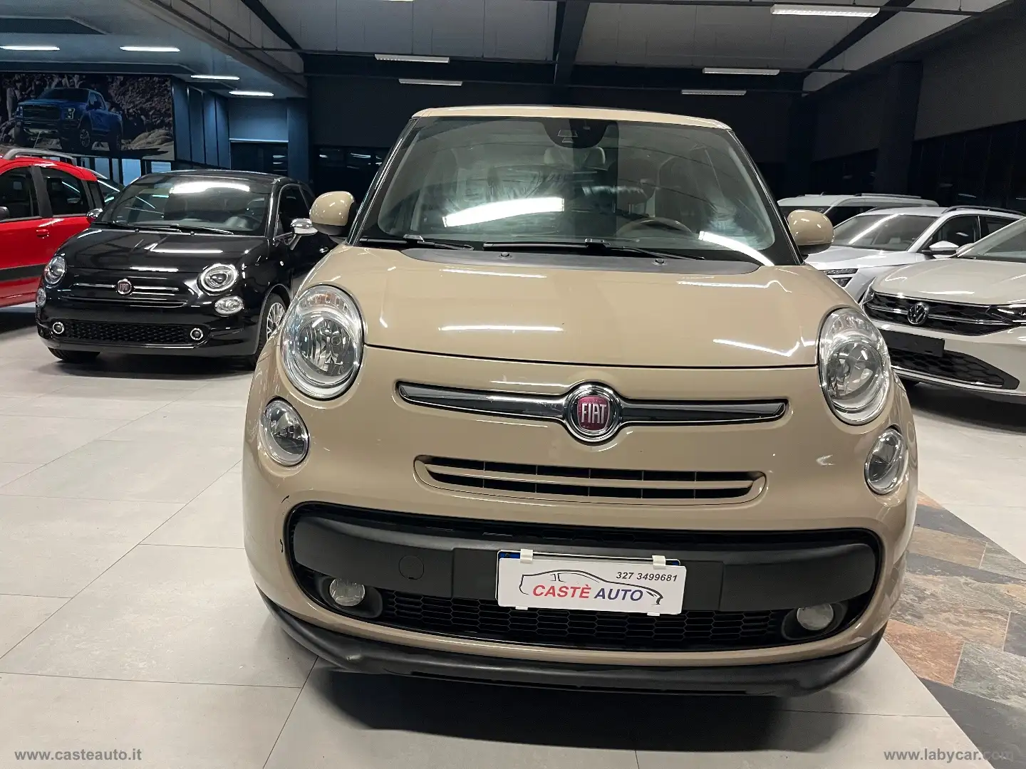 Fiat 500L 1.3 MJT 85 CV Dualogic Lounge TETTO PANORAMICO APR Beige - 2