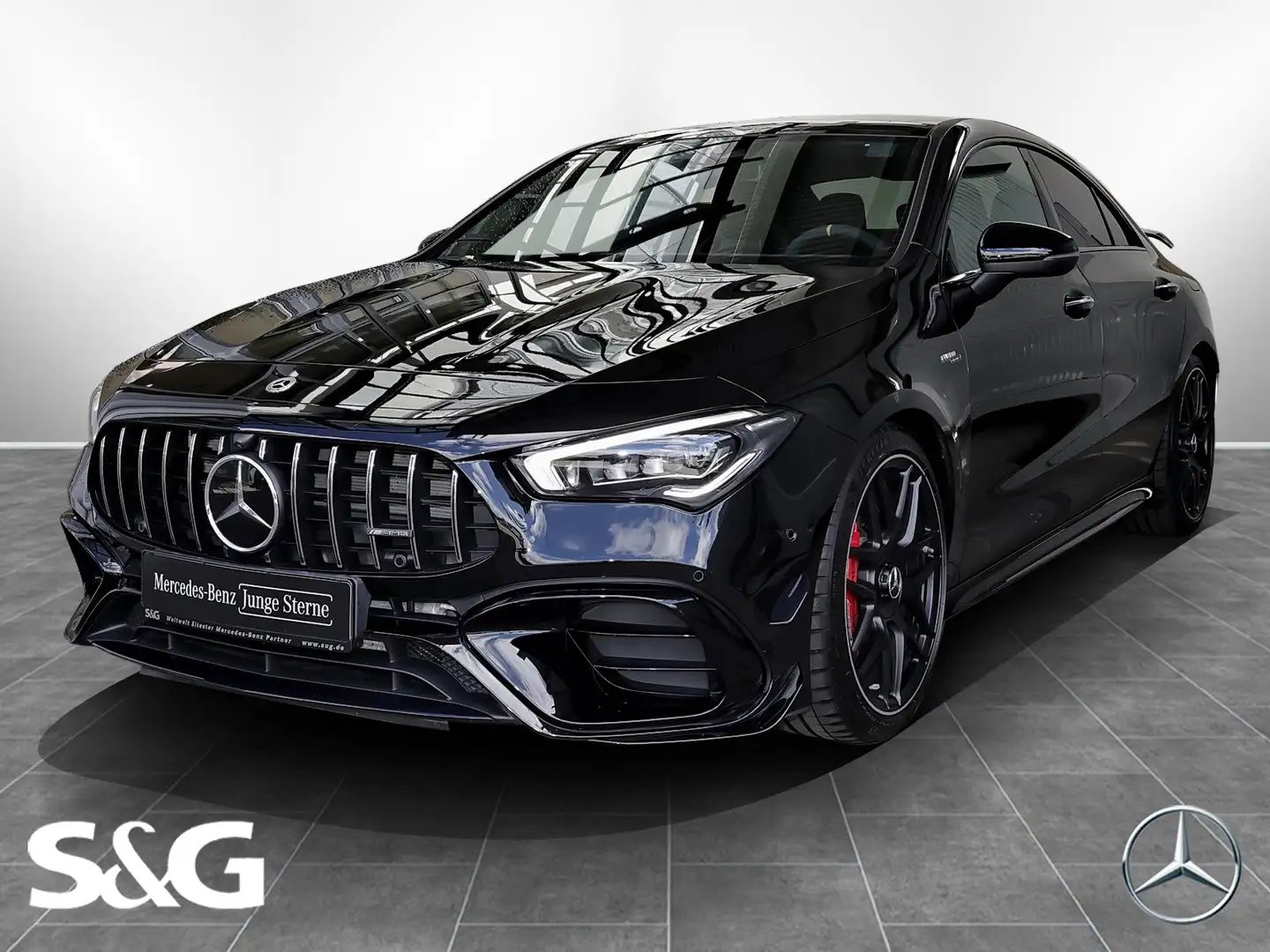 Mercedes-Benz CLA 45 AMG S 4M+ Coupé Pano+MBUX+360°+19+Sitzhzg Nero - 1