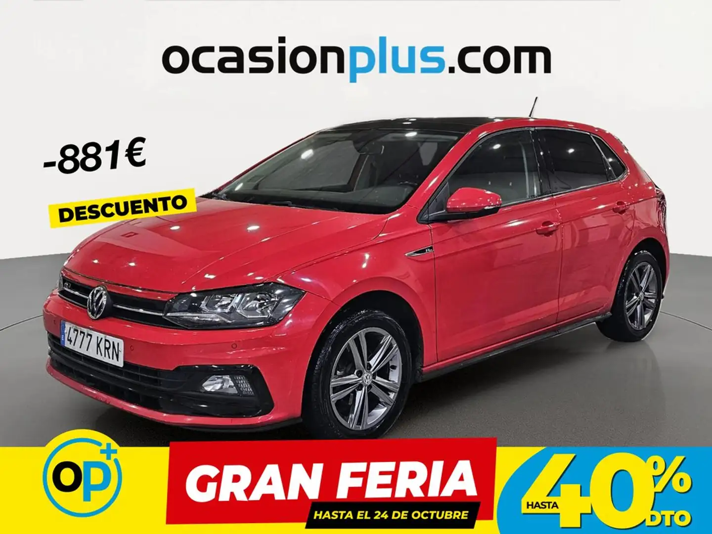 Volkswagen Polo 1.0 TSI Sport 70kW Rojo - 1