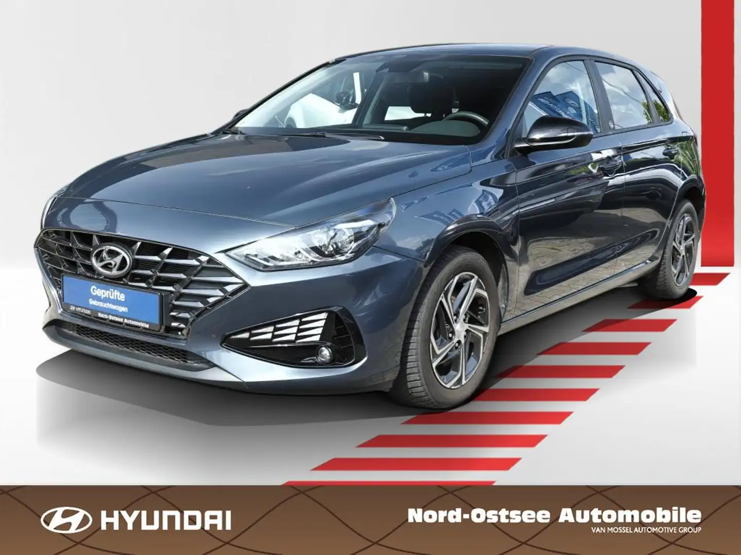 Hyundai i30 EDITION 30 KAMERA MOPF LENKRADHZG. NEBEL PDC Blauw - 1