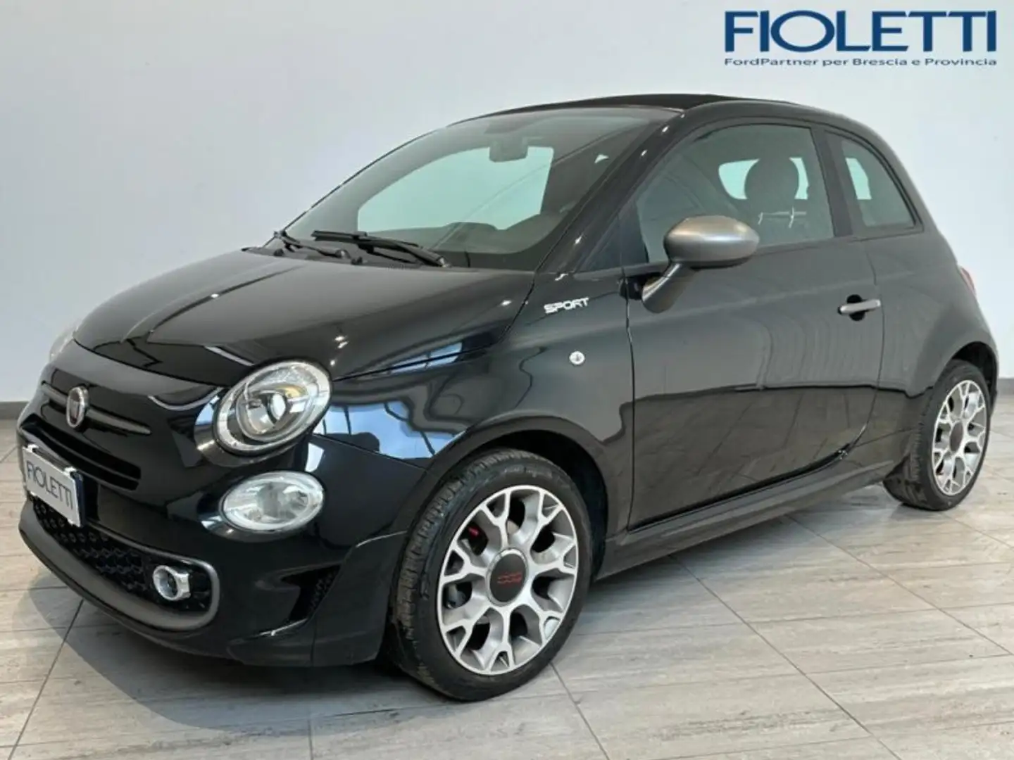 Fiat 500 (2015--->) C 1.0 HYBRID SPORT Noir - 1