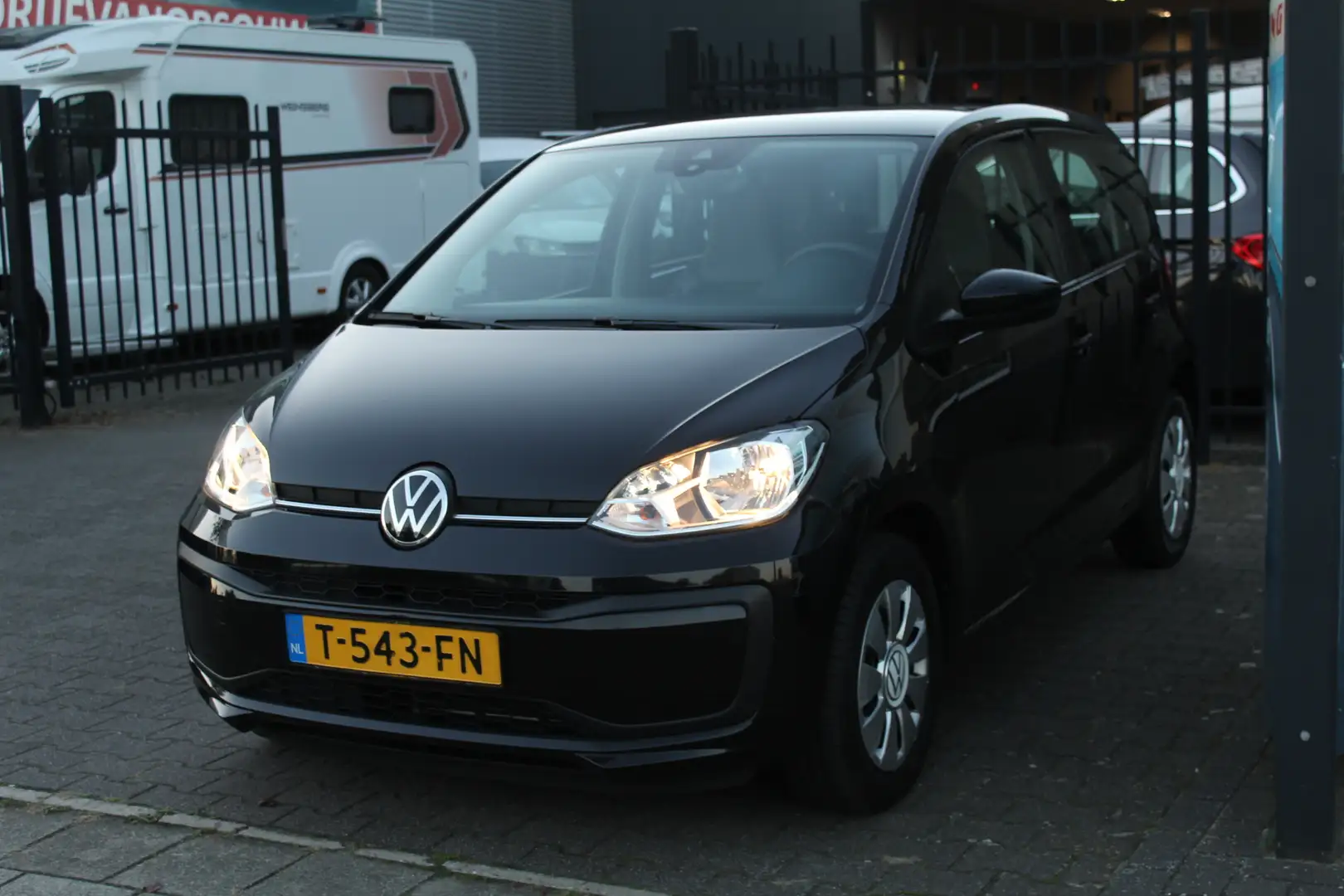 Volkswagen up! 1.0 Airco Audio Lane-ass 55163Km NAP Elek P. Cv Noir - 2