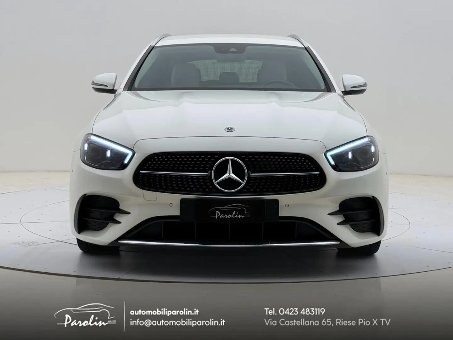 Mercedes-Benz E 220 d SW Auto Premium AMG Restyling-Gancio-Multibeam Blanc - 2