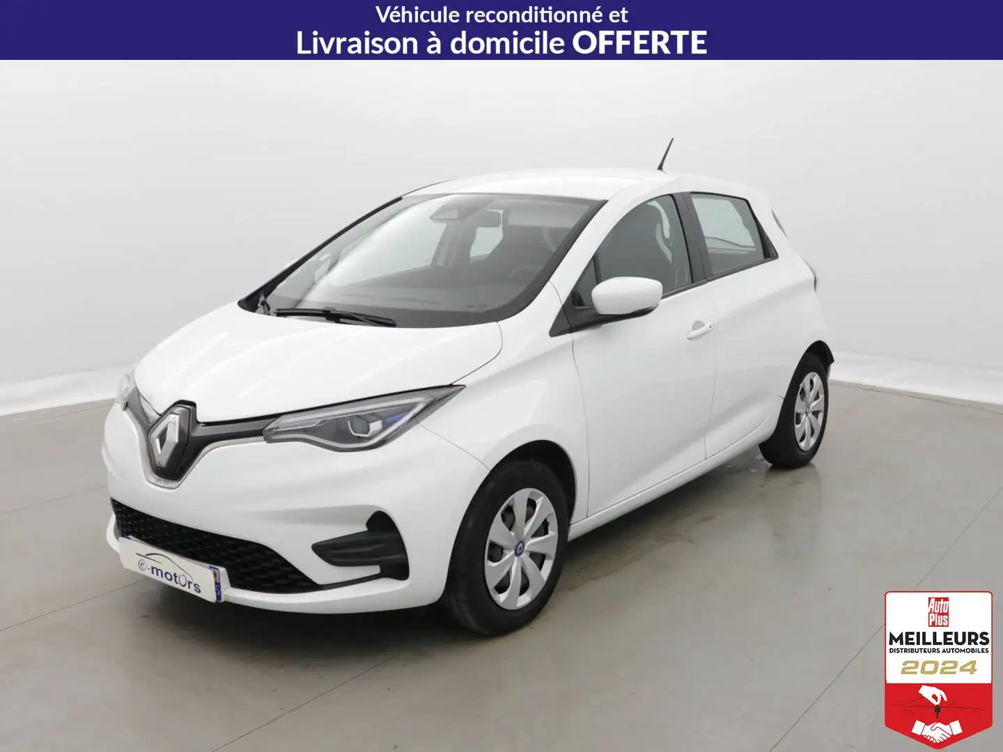 Renault ZOE R110 Achat Intégral Zen 2PL +GPS +PDC AR Wit - 1