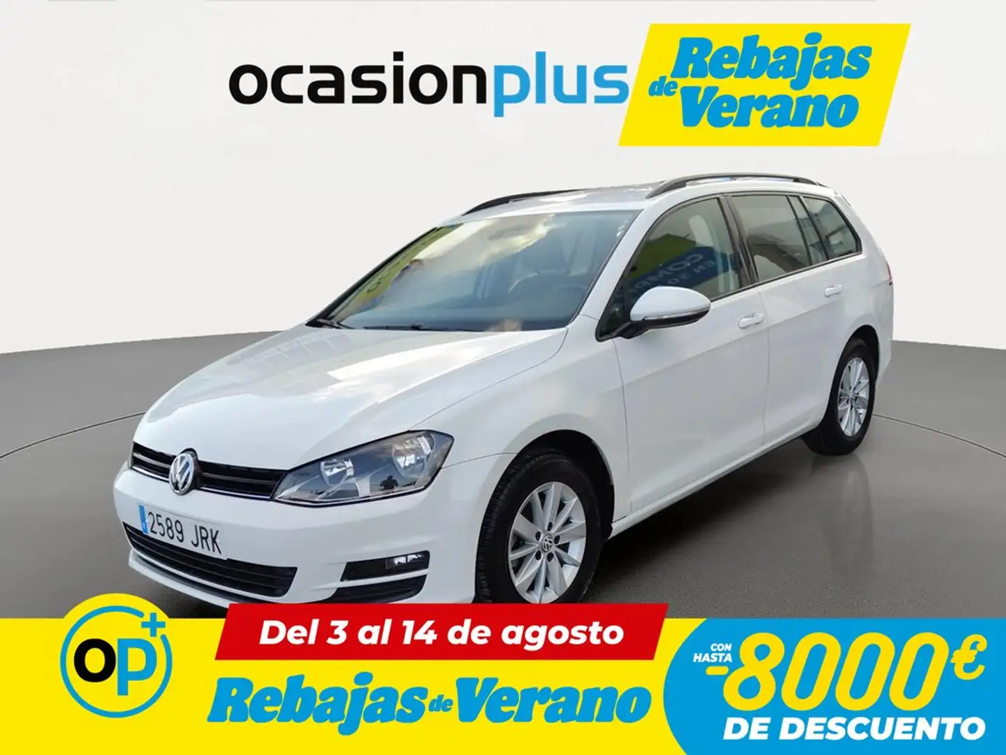 Volkswagen Golf Variant 1.6TDI CR BMT Business & Navi DSG Blanco - 1