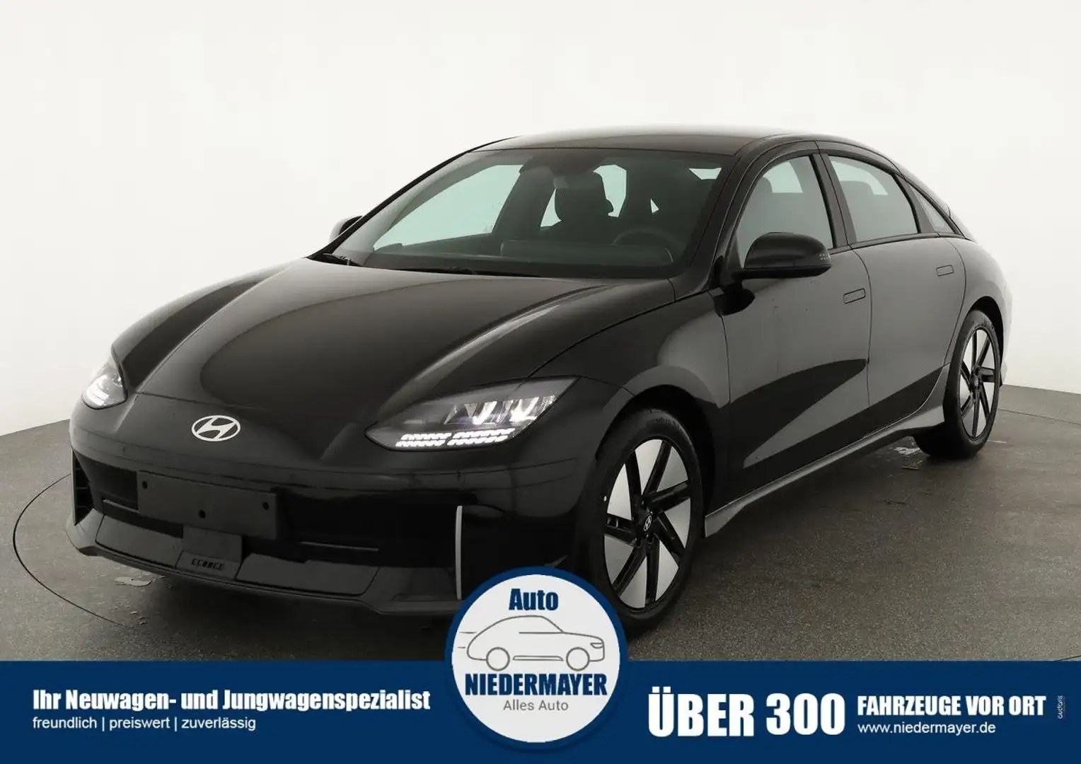 Hyundai IONIQ 6 77,4 kWh Base Long Range, Navi, Kamera, Winterpake Noir - 1