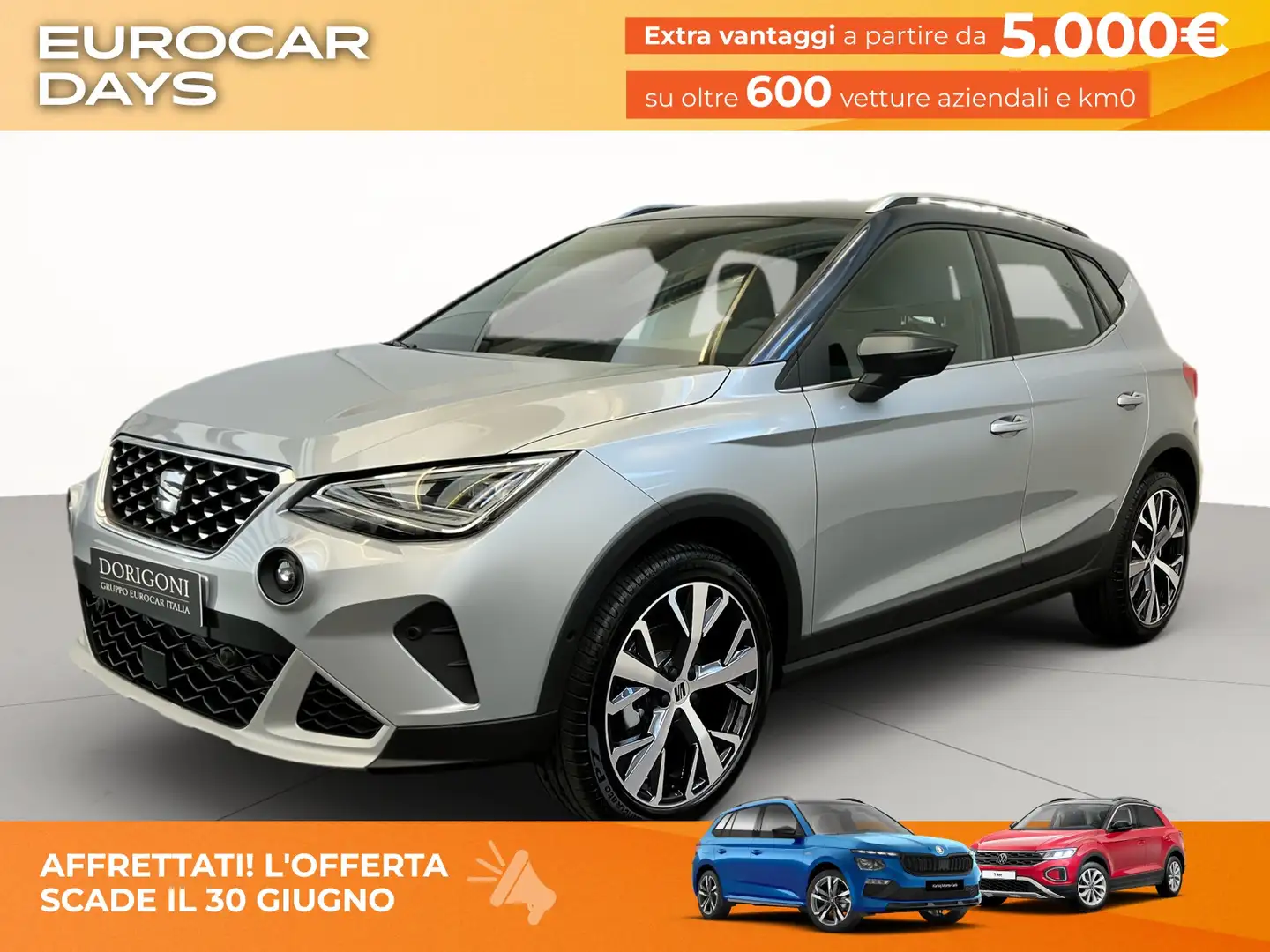 SEAT Arona 1.0 ecotsi xperience 110cv Argento - 1