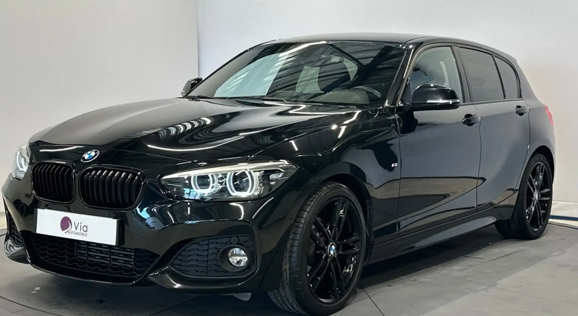 BMW 118 118d 150 Pack M PERFORMANCE SHADOW LINE Negro - 1