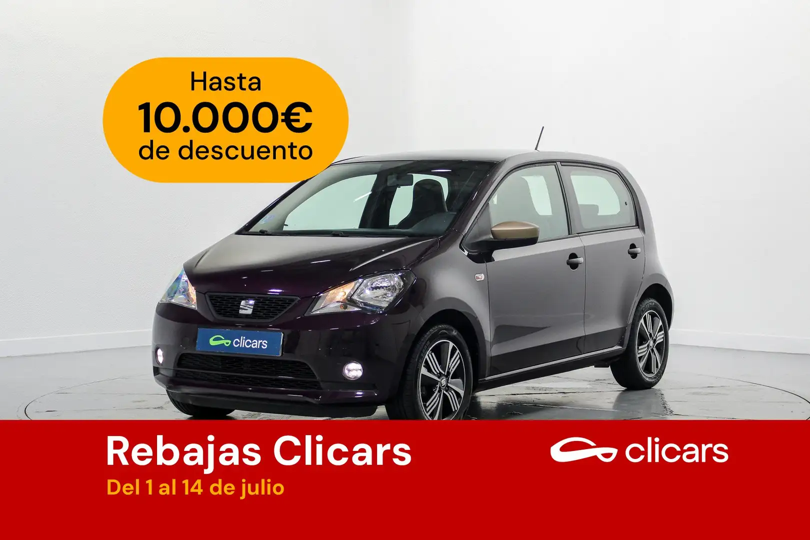 SEAT Mii 1.0 Ecofuel GNC S&S Style Edition Plus 68 Azul - 1