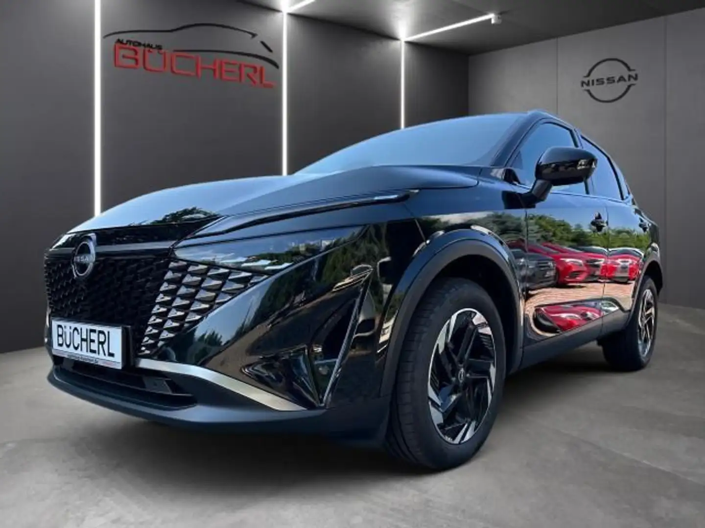 Nissan Qashqai N-Connecta MHEV, 360°Kam, SHZ, Re-Import Schwarz - 2