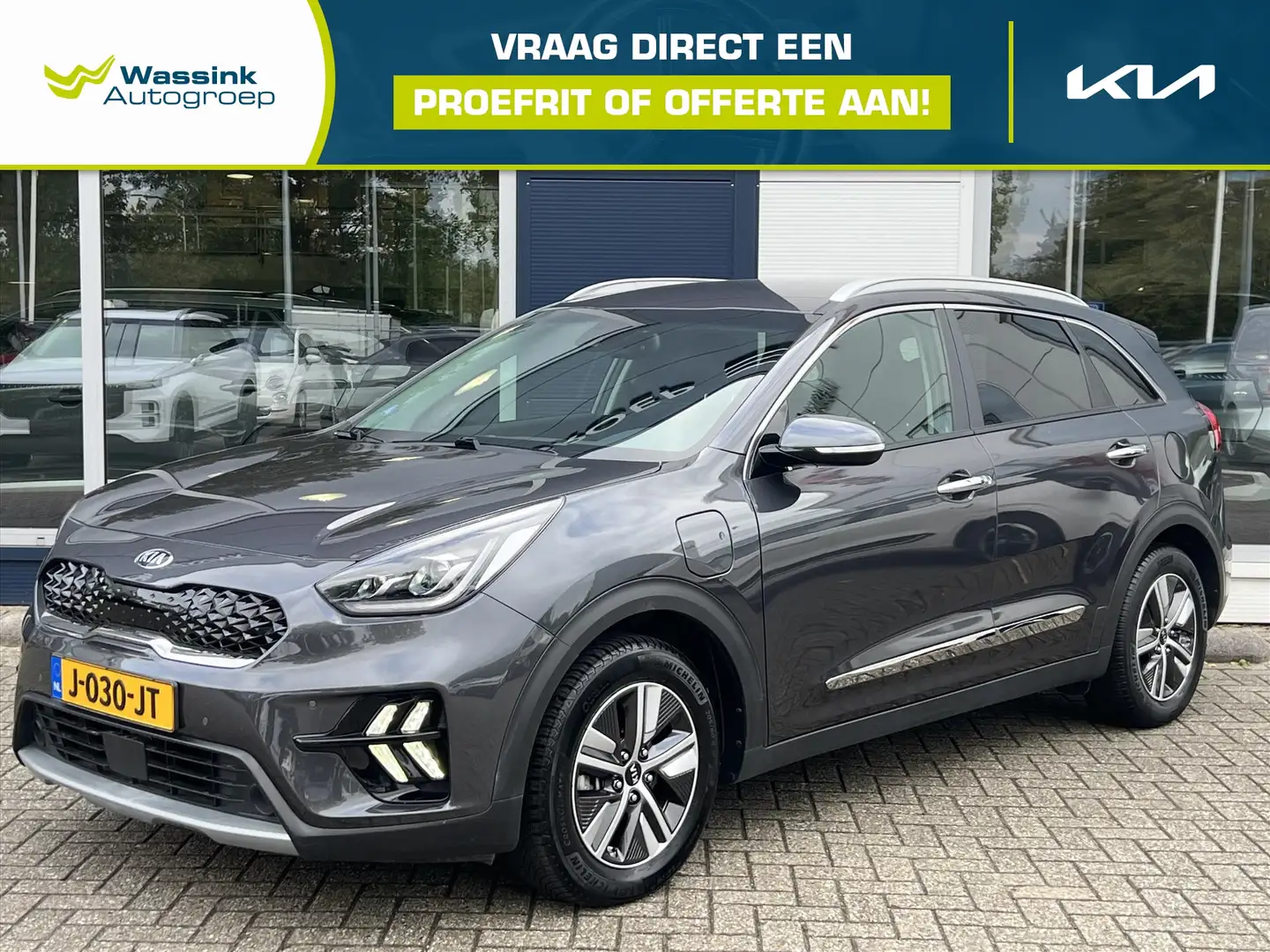 Kia Niro 1.6 GDi PHEV 141pk DCT6 DynamicPlusLine | Stoelver Grau - 1
