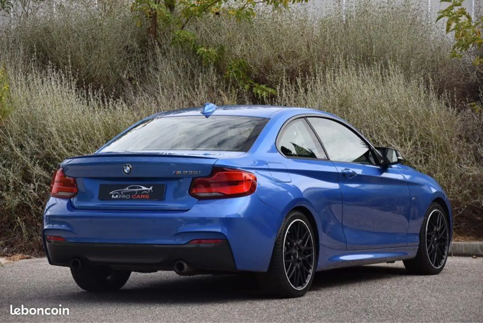 BMW 235 SERIE M235I COUPÉ 326ch BVA SPORT F22 F87 M PERFORMANCE Blauw - 2