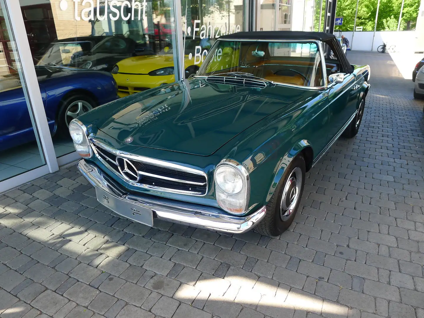 Mercedes-Benz SL 250 Pagode Automatik Grün - 2
