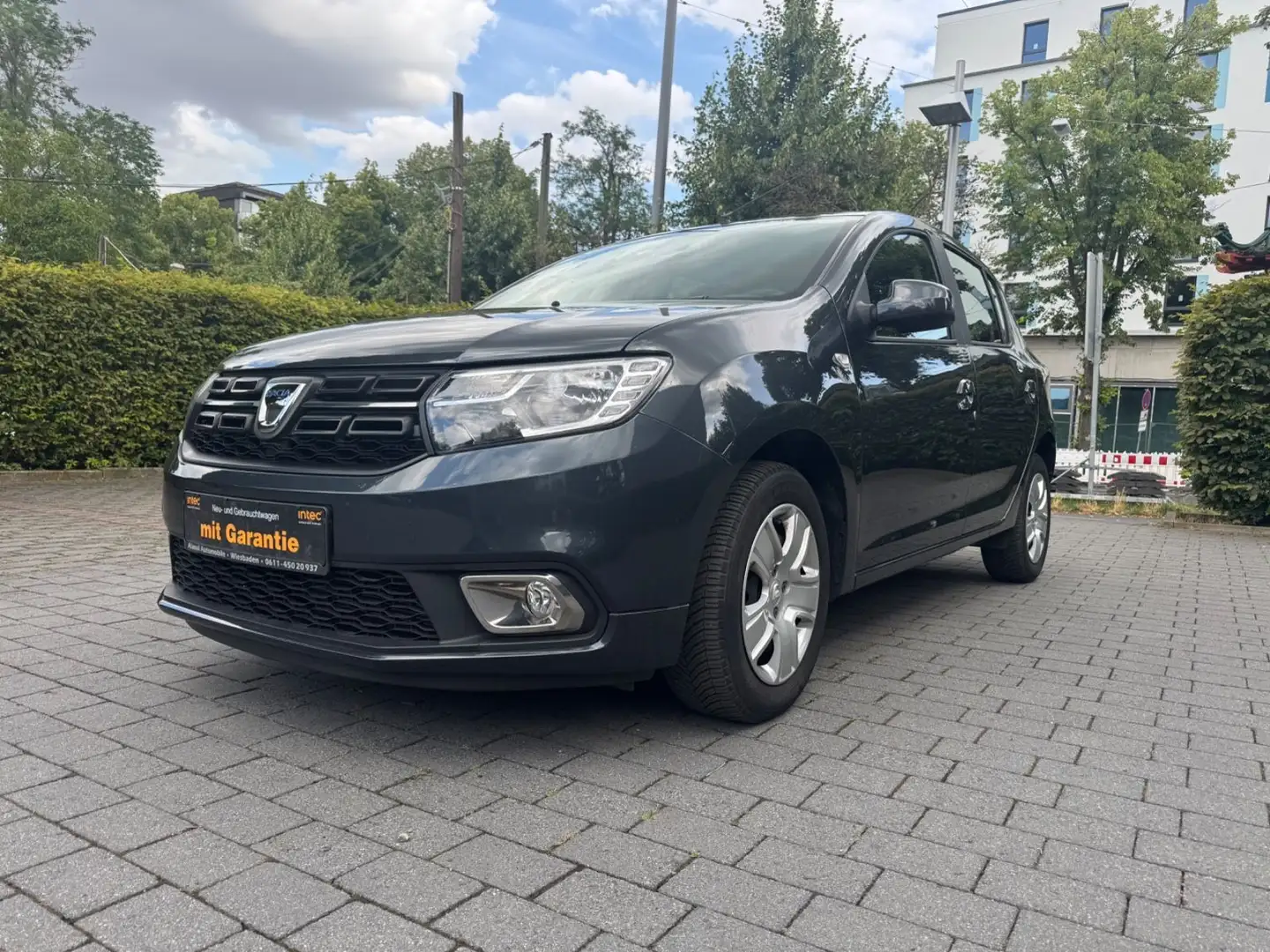 Dacia Sandero II TCe 100 ECO-G Comfort 1.Hand. Gris - 1