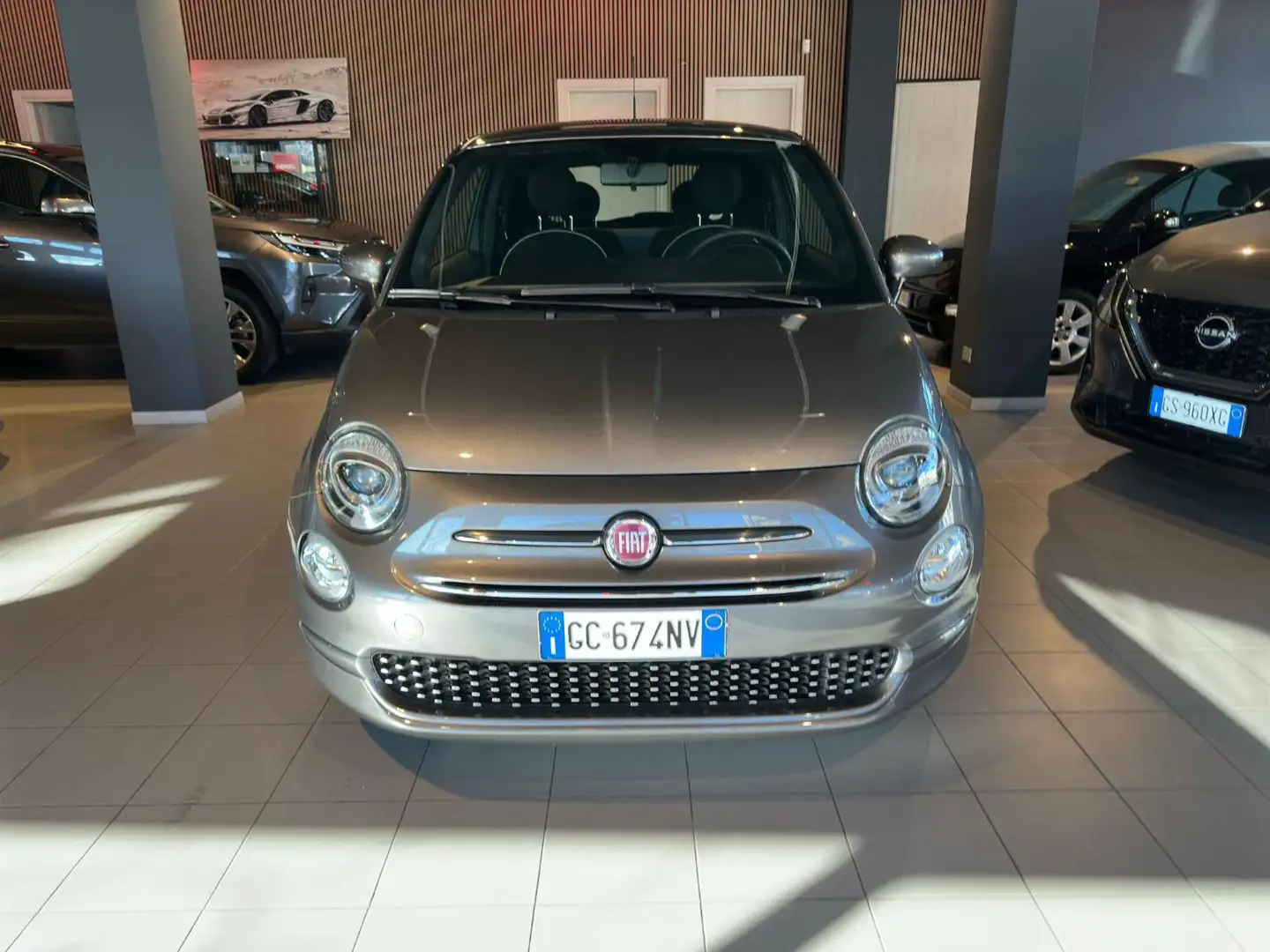 Fiat 500 1.0 Hybrid Lounge Grigio - 2