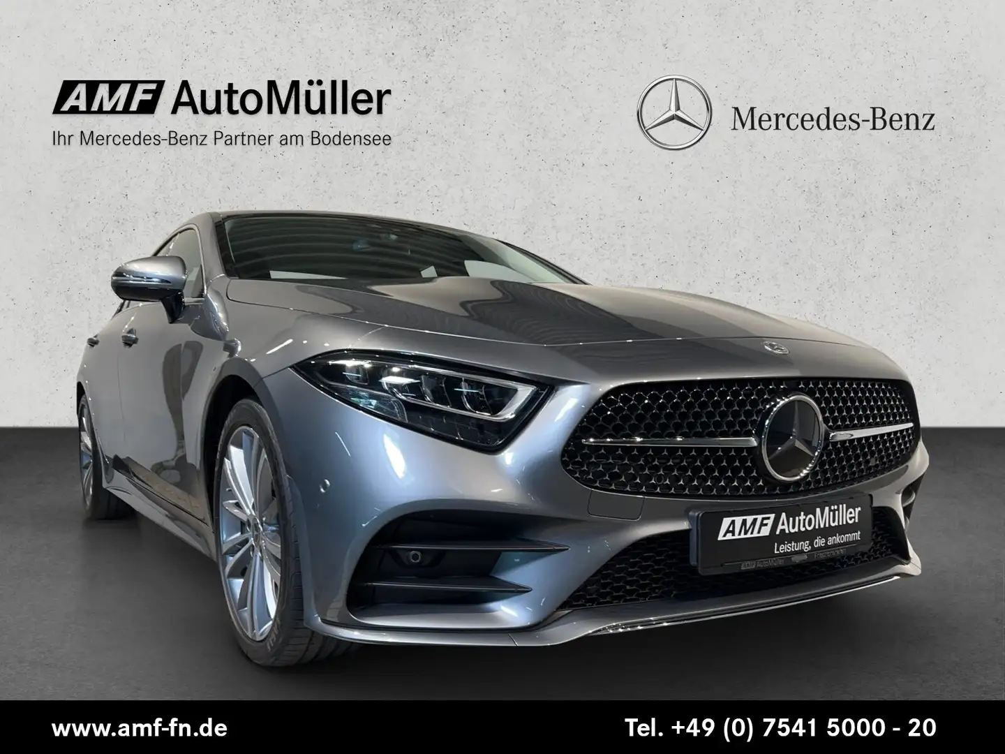 Mercedes-Benz CLS 400 CLS 400 d 4M AMG AHK+HUD+DISTRO+LED+KAMERA+MBUX Сірий - 1