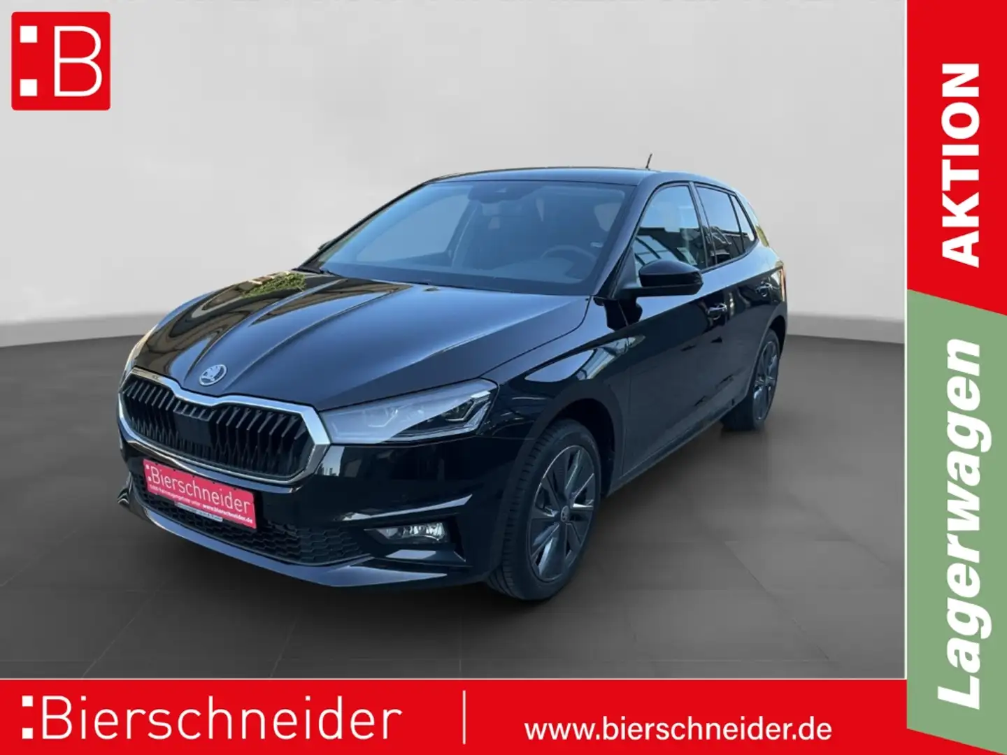 Skoda Fabia 1.0 TSI DSG Tour NAVI ACC LED KLIMAAUTOM VORB DAB Schwarz - 1