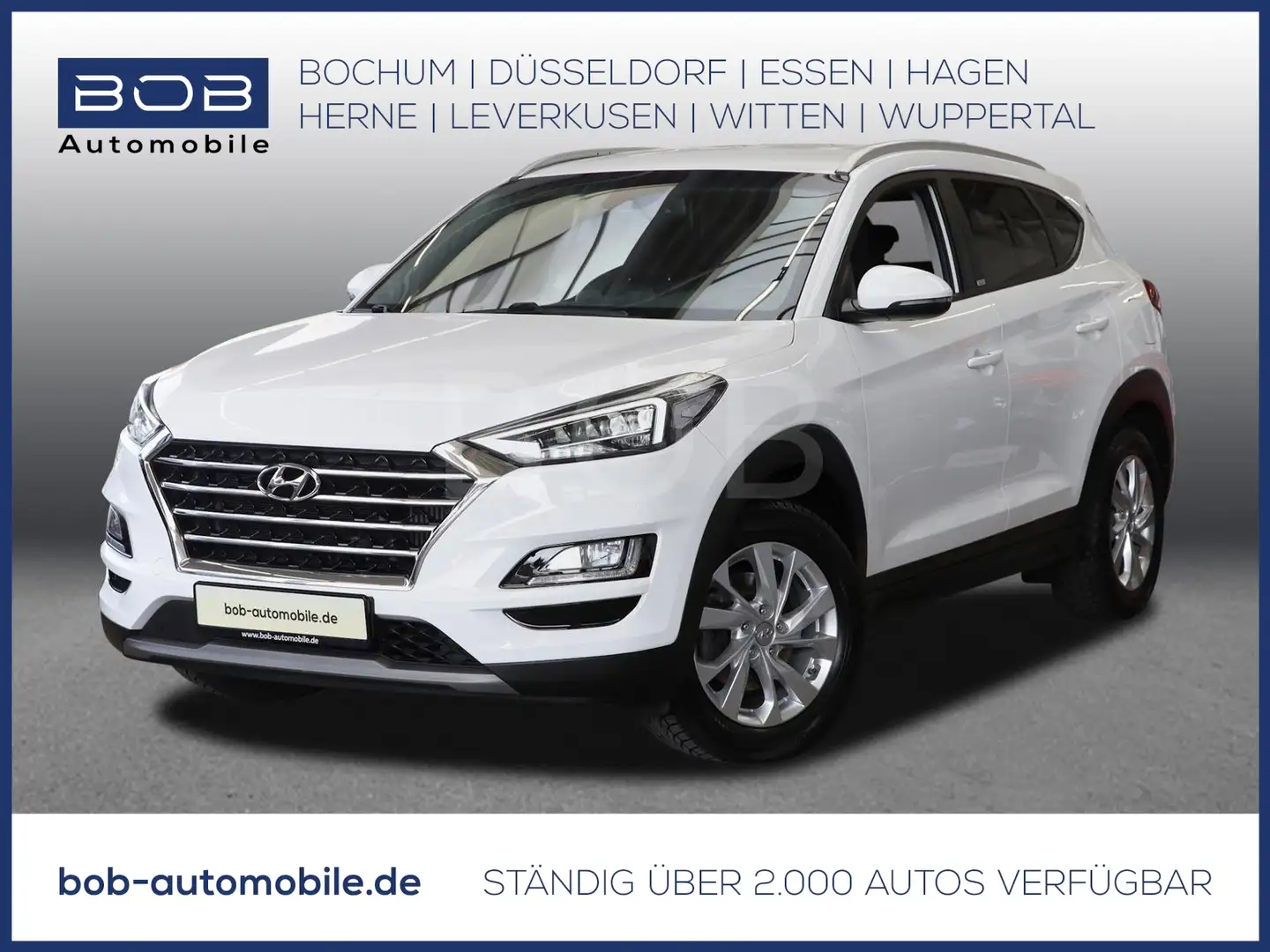 Hyundai TUCSON 1.6 Trend  NAVI SHZ LHZ PDC RFK Carplay Weiß - 1