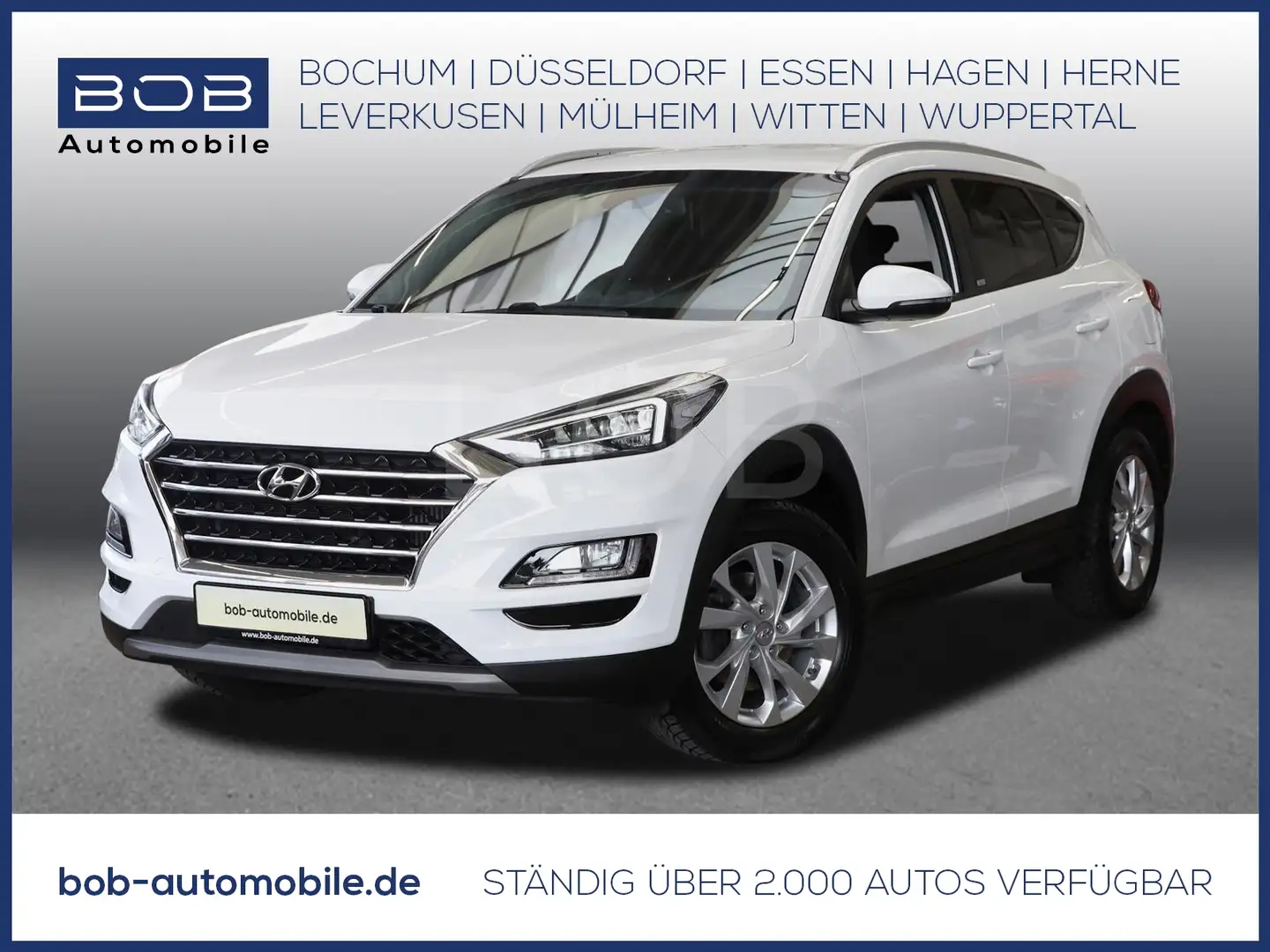 Hyundai TUCSON 1.6 Trend  NAVI SHZ LHZ PDC RFK Carplay Blanc - 1