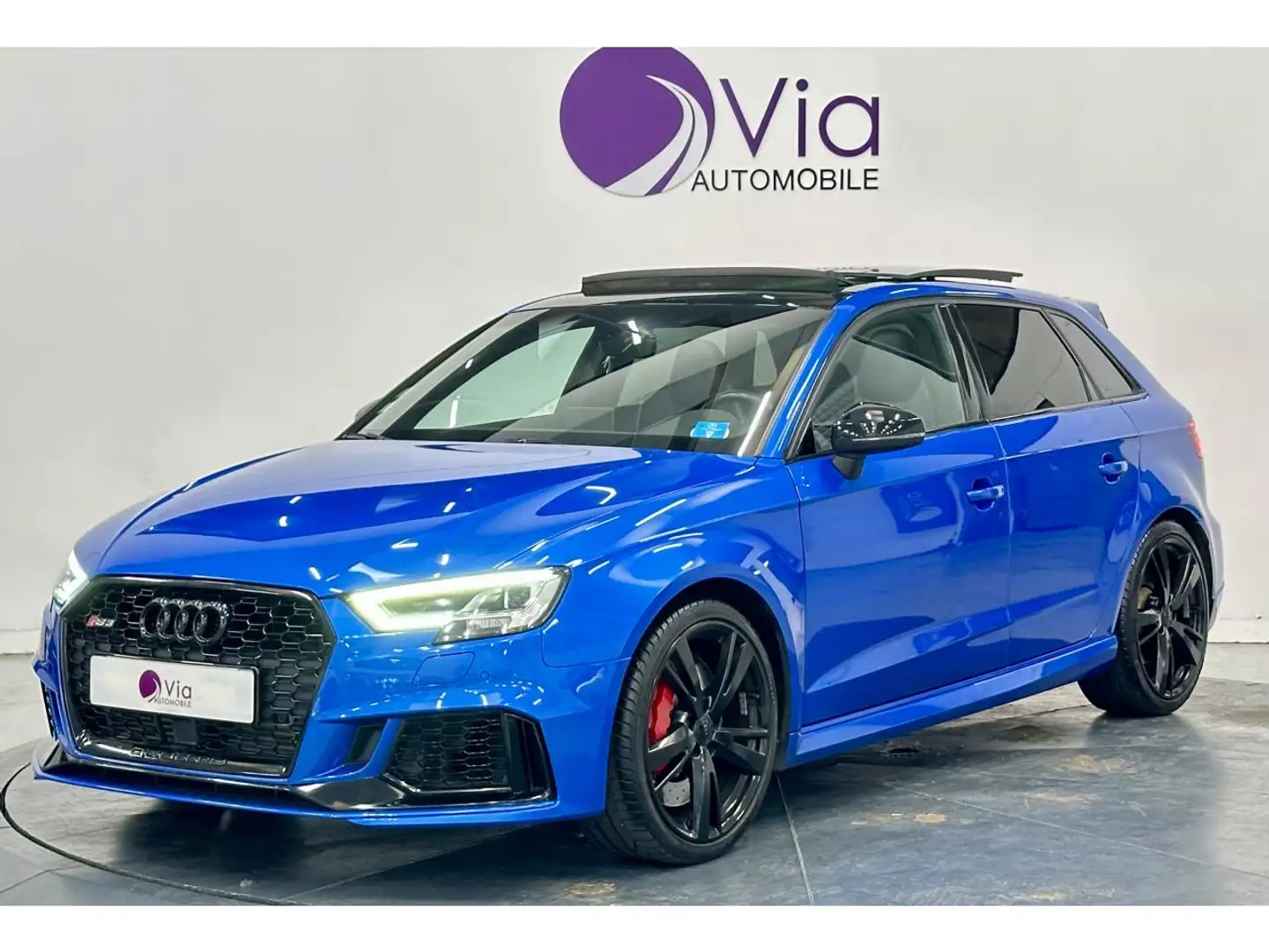 Audi RS3 2.5 TFSI 400 QUATTRO / ORIGINE FRANCE / LIGNE MILTEK Bleu - 1