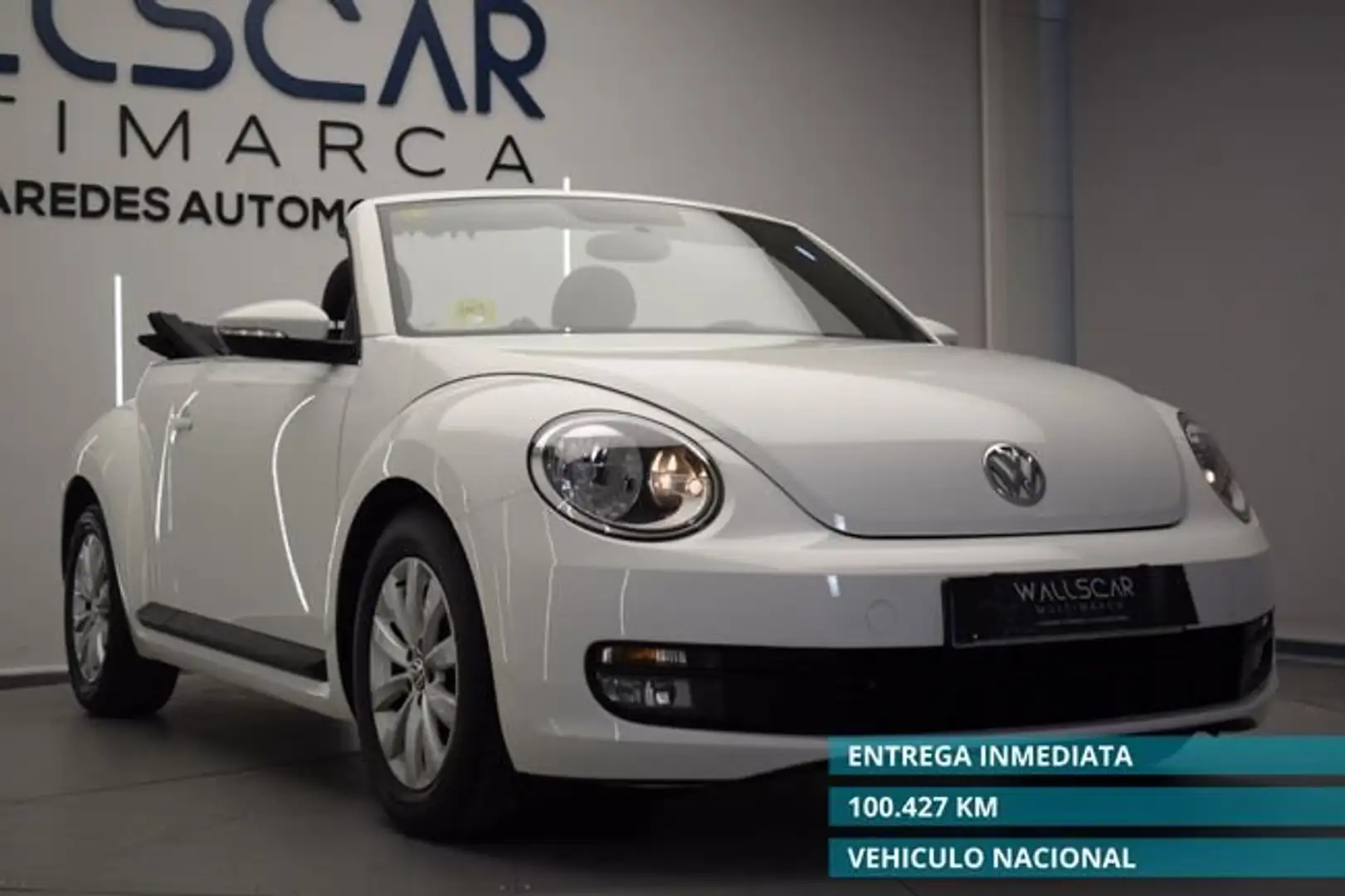 Volkswagen Beetle Cabrio 1.6TDI Design 105 Blanco - 1