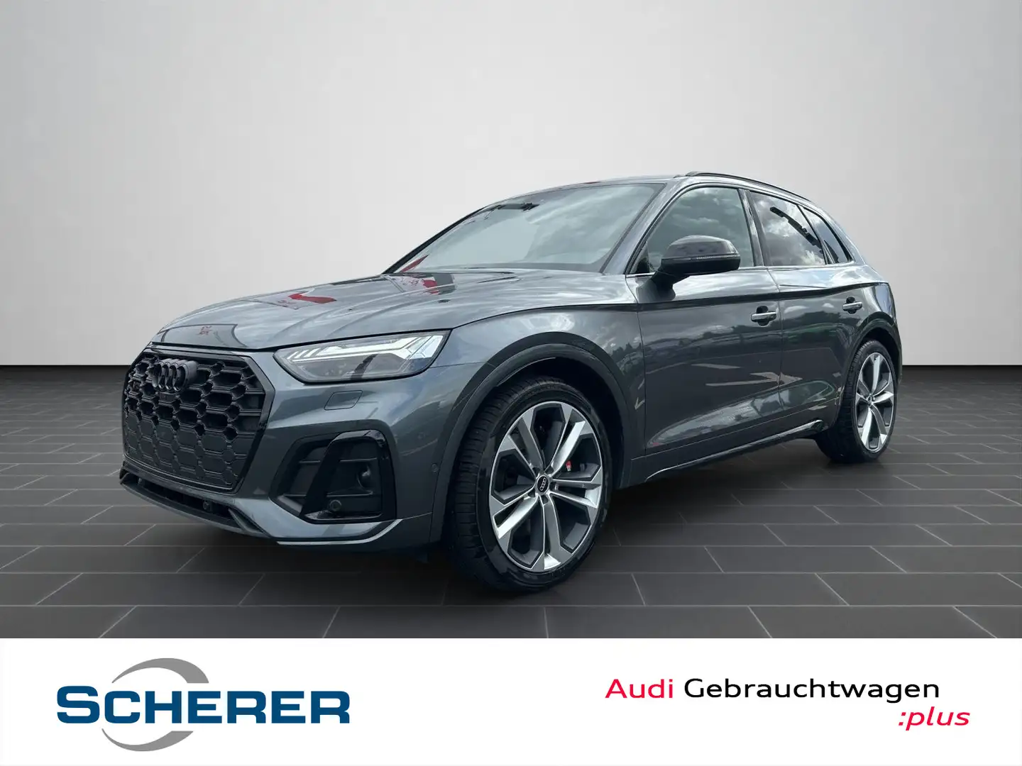 Audi SQ5 TDI quat./tiptr. AHK/Head-Up/Matrix-LED/uvm. Grau - 1