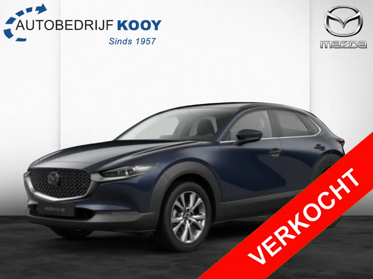 Mazda CX-30 2.0 eSkyActiv-X Takumi / Automaat / Zwart leder plava - 1