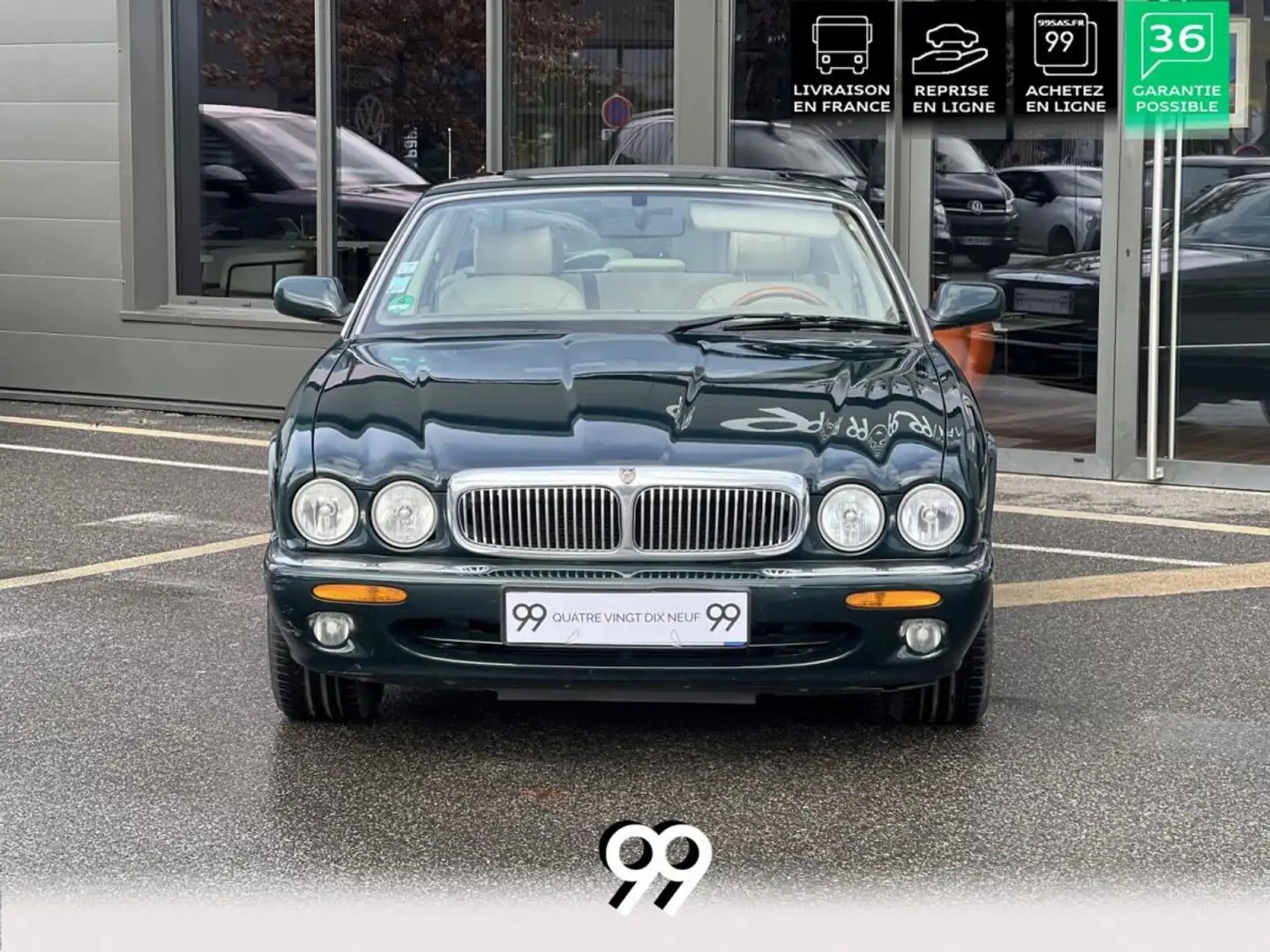 Jaguar XJ XJ8 4.0i V8 - BVA BERLINE Sovereign Courte - toit ouvrant - siège chauffant - livraison - rep Azul - 2