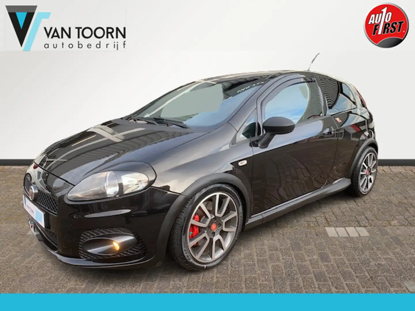 Fiat Grande Punto 1.4-16V Abarth, zeer netjes ! Zwart - 1