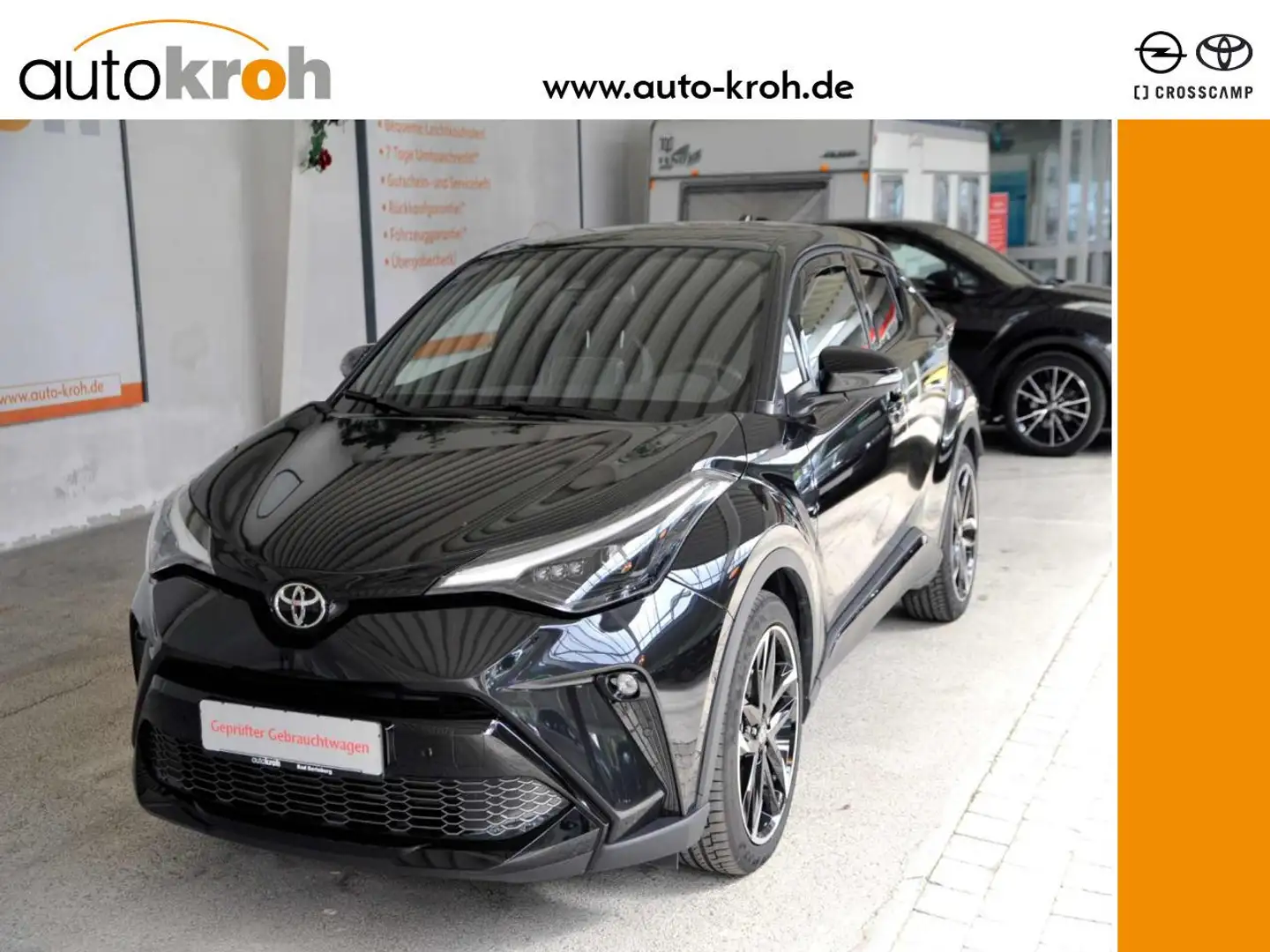 Toyota C-HR Hybrid GR Sport Black Edition AHK NAVI Schwarz - 1