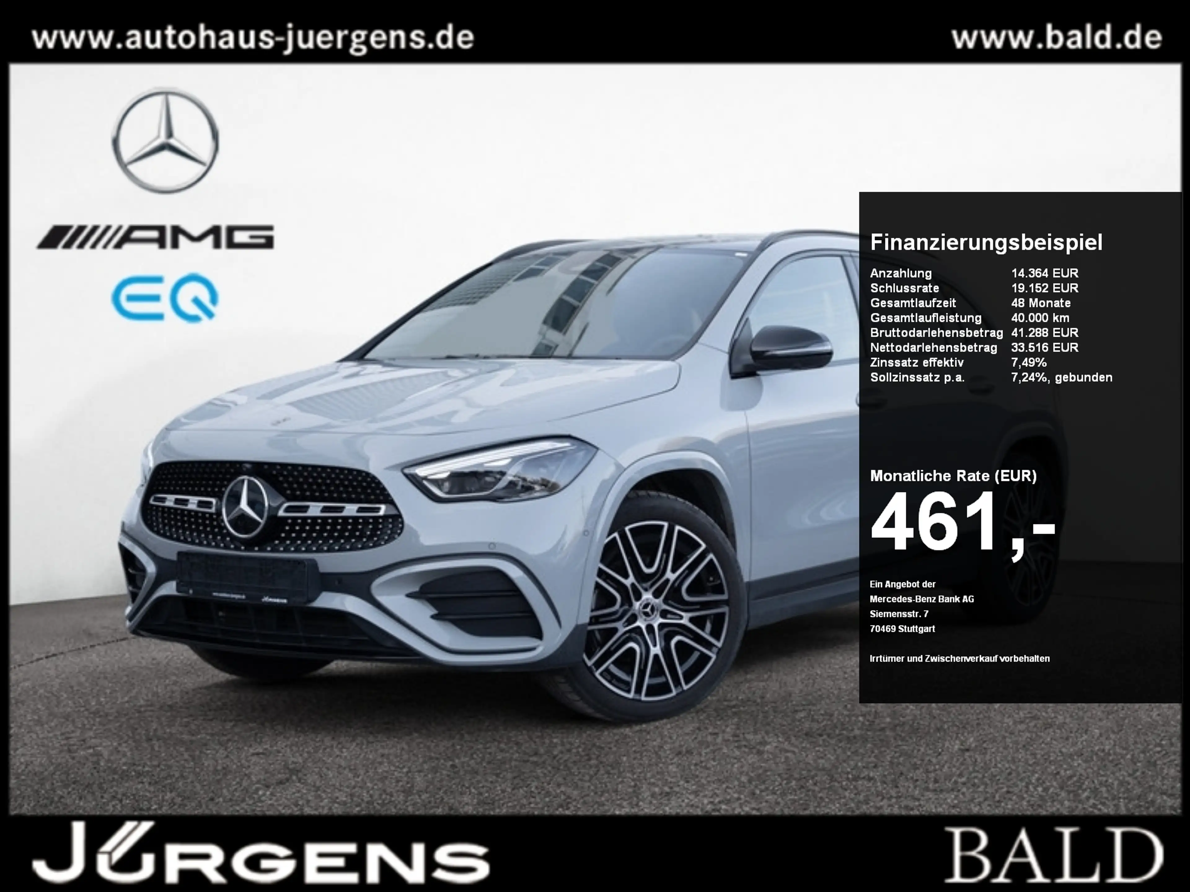 Mercedes-Benz GLA 220 d 4M AMG-Sport/MLB/360/Pano/AHK/Night/20