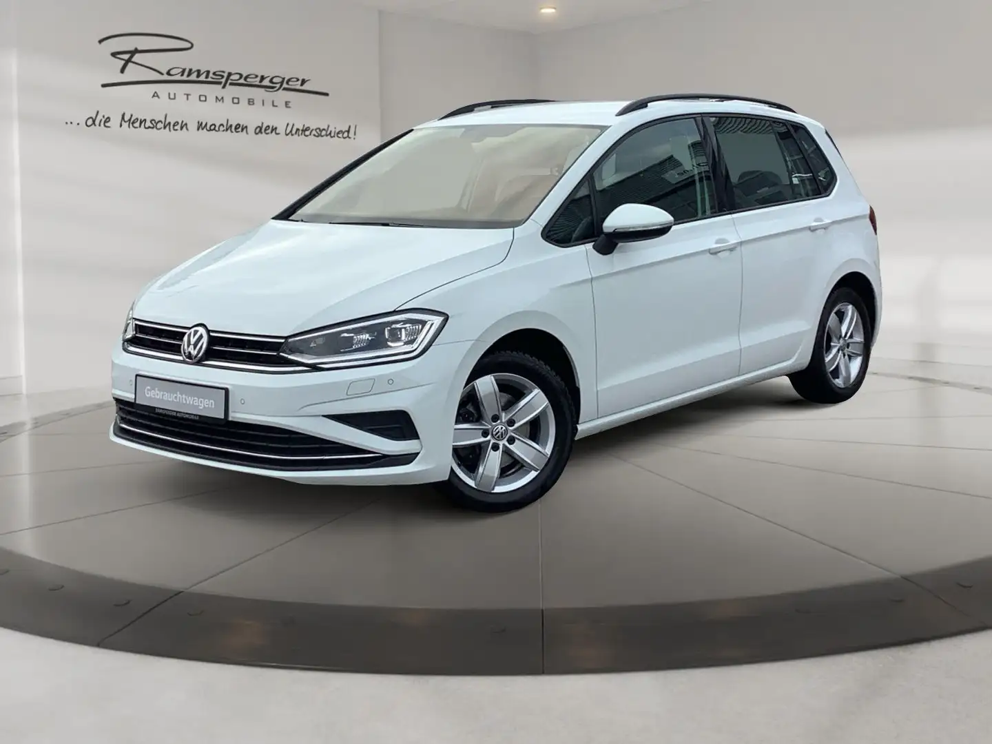 Volkswagen Golf Sportsvan 1.5 TSI Comfortline ACC LED APP P Weiß - 2