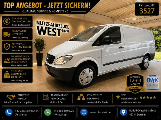 Mercedes-Benz Vito 109 CDI Lang *TÜV 2027*DPF-Grüne Plakette*