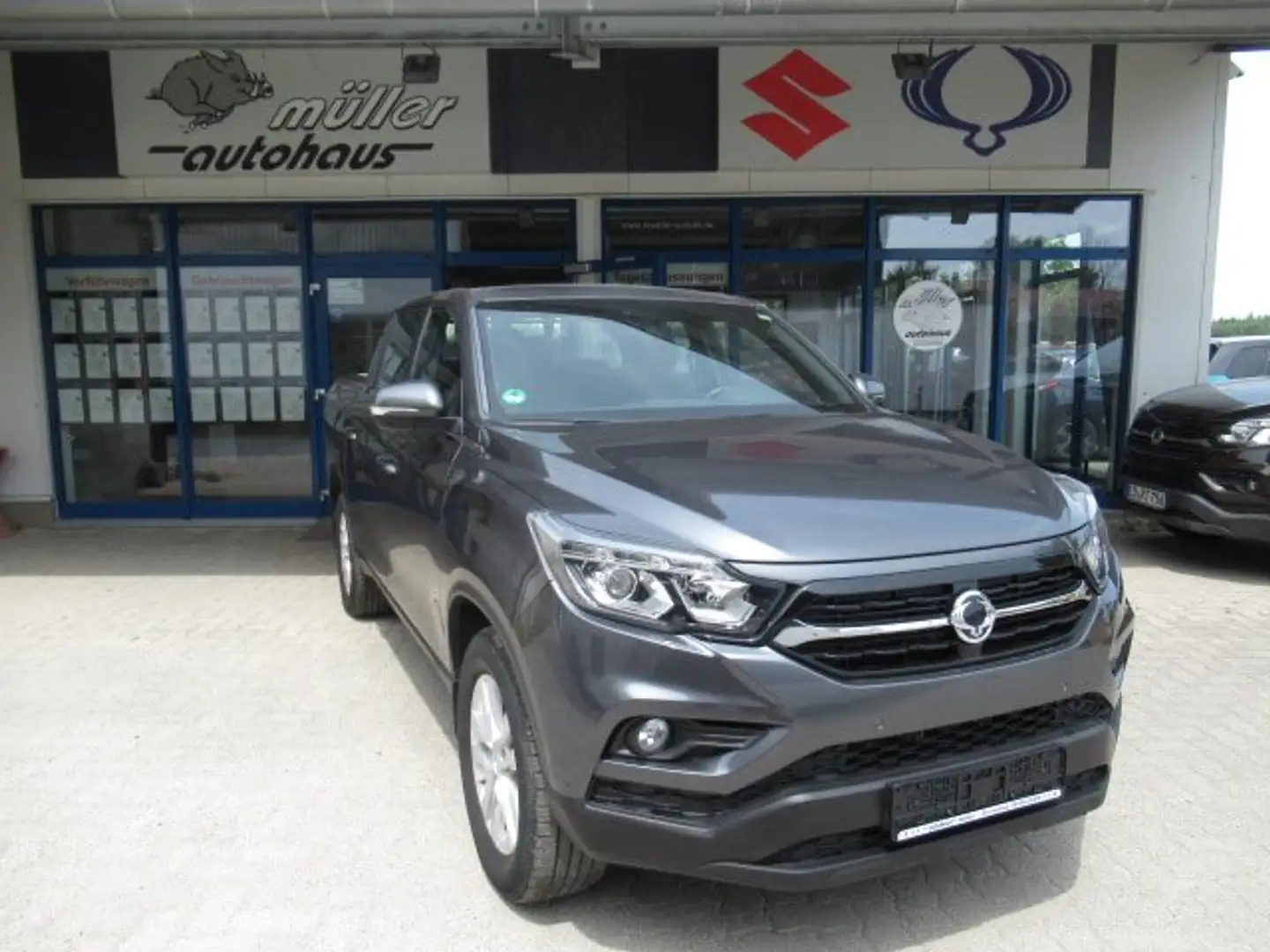 SsangYong Musso 4WD Autm. Quartz / TOP / WKR / ROLLCOVER / AHK siva - 1