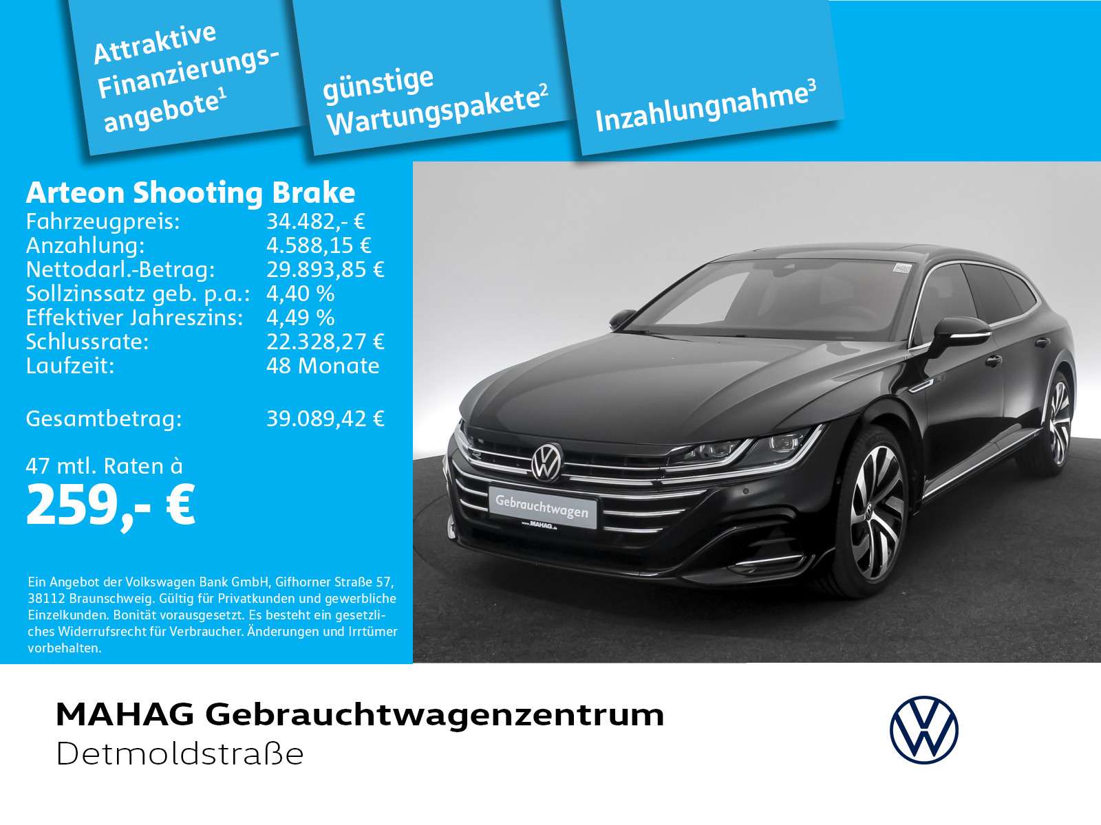Second hand Volkswagen Arteon 2.0