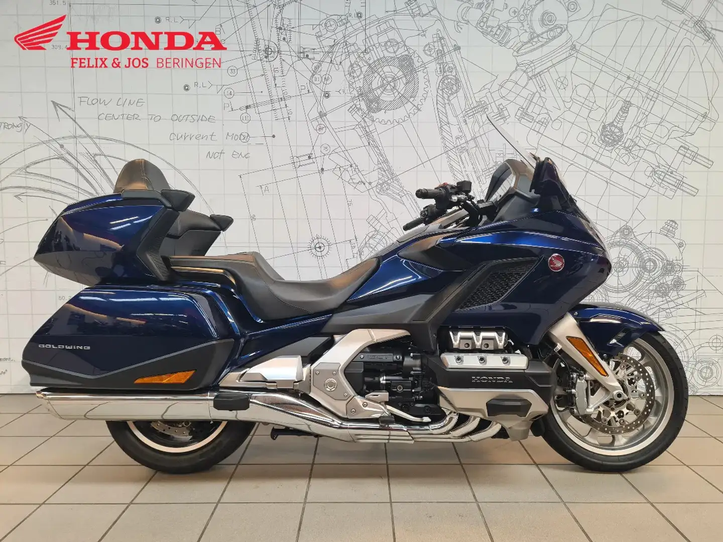 Honda GL 1800 Dct Goldwing Bleu - 1