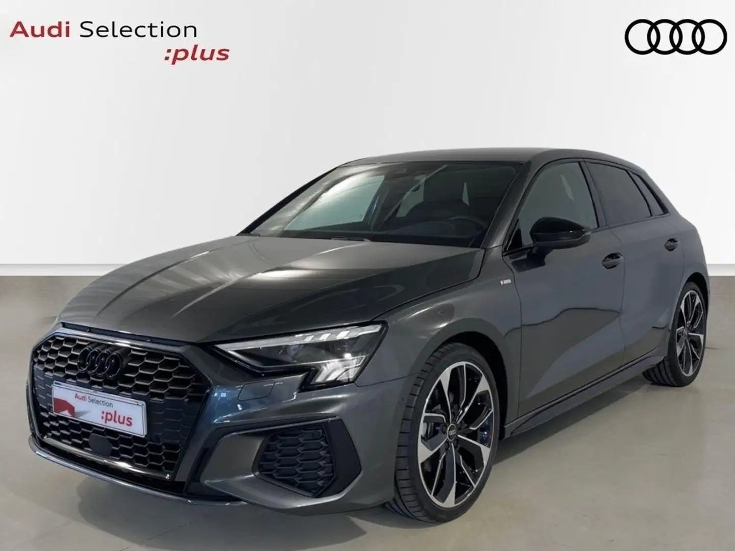 Audi A3 Sportback 35TDI Black line S tronic Gris - 1