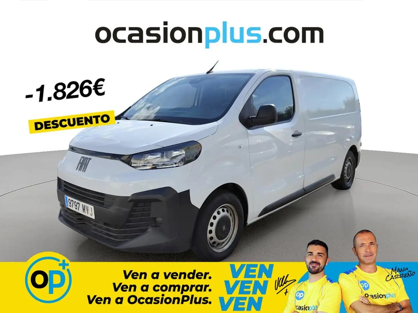 Fiat Scudo Furgón 1.5BlueHDI S&S L2 H1 88KW Blanco - 1
