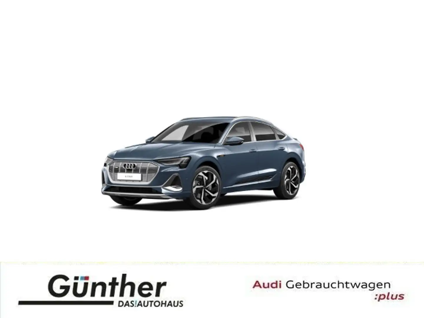 Audi e-tron e-tron SPORTBACK 55 S LINE+MATRIX+HEAD UP+LUFTFE Blau - 1
