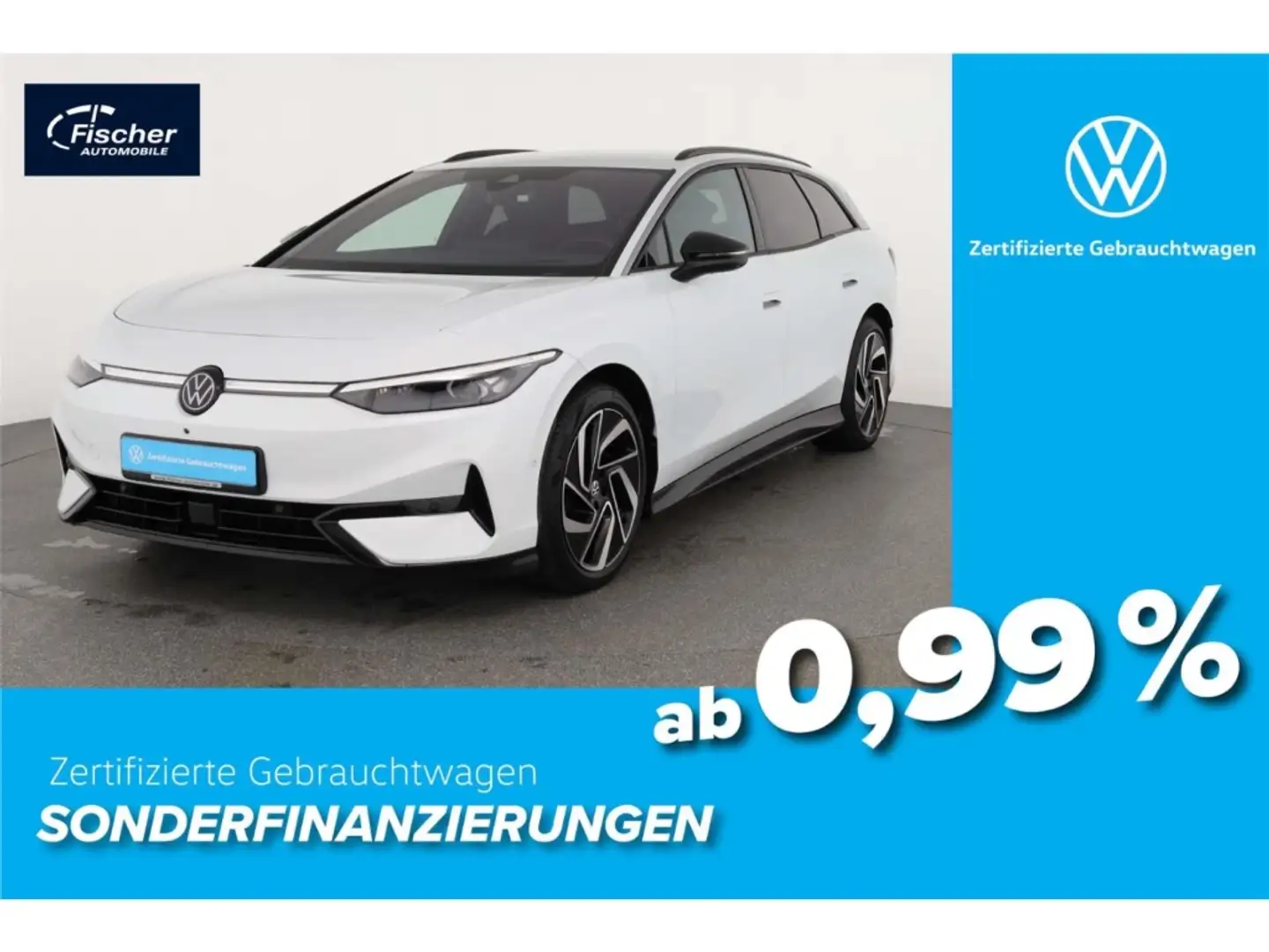 Volkswagen ID.7 Tourer Elektro Pro S 86 kWh Weiß - 1